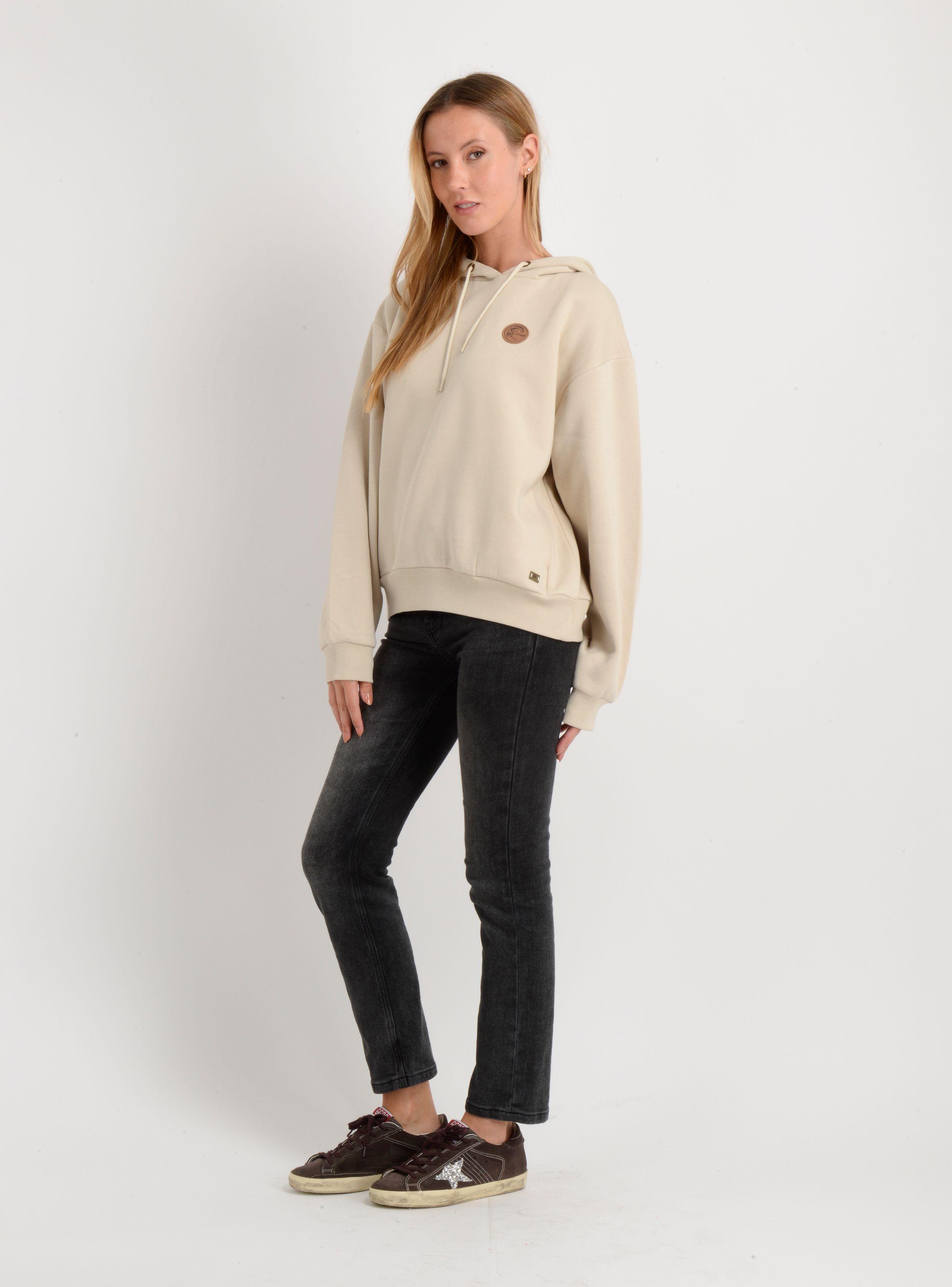 POLERON  HOODIE OG SURF SHOP BEIGE-2