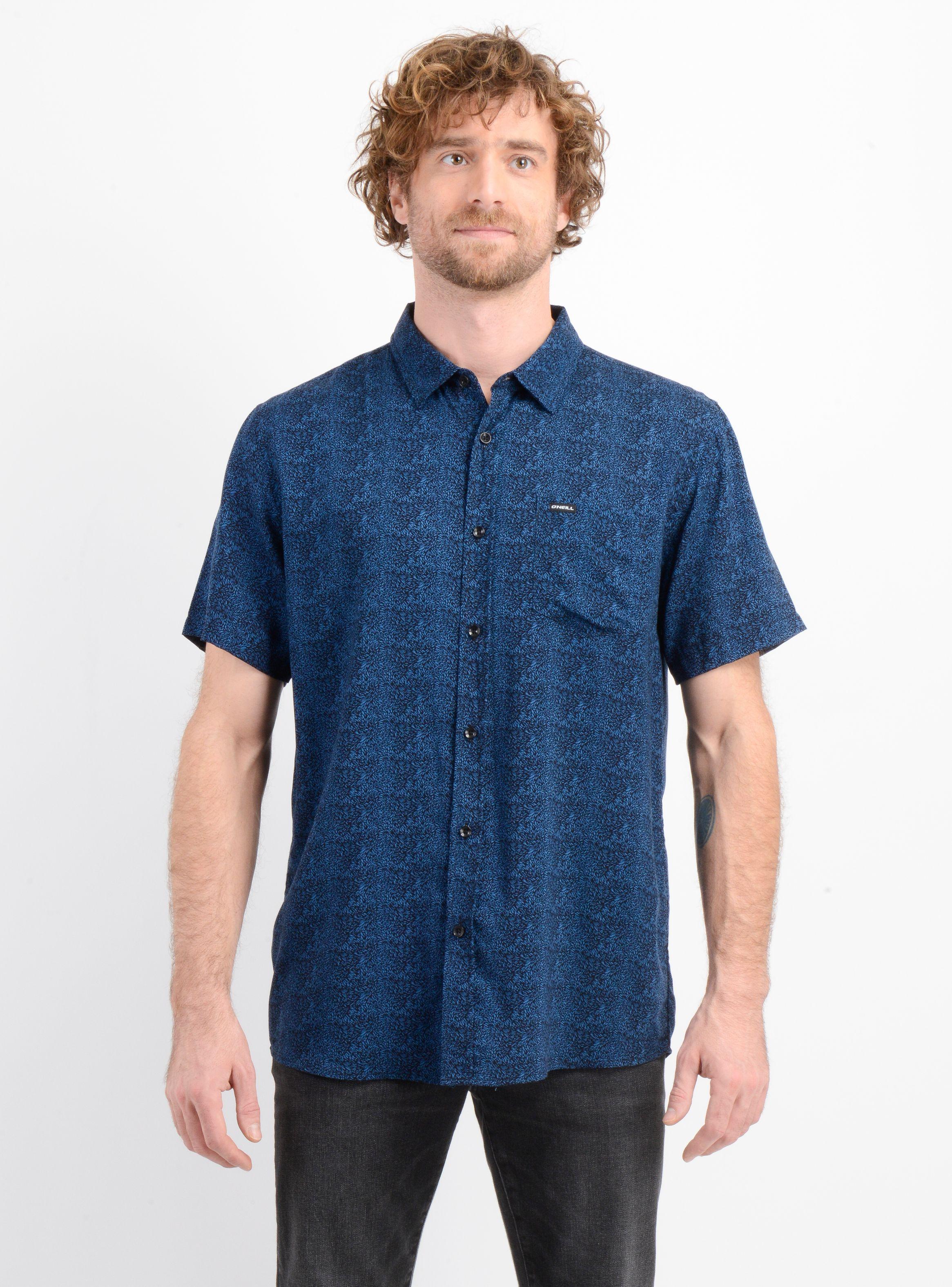CAMISA MANGA CORTA SHELDOM AZUL-0