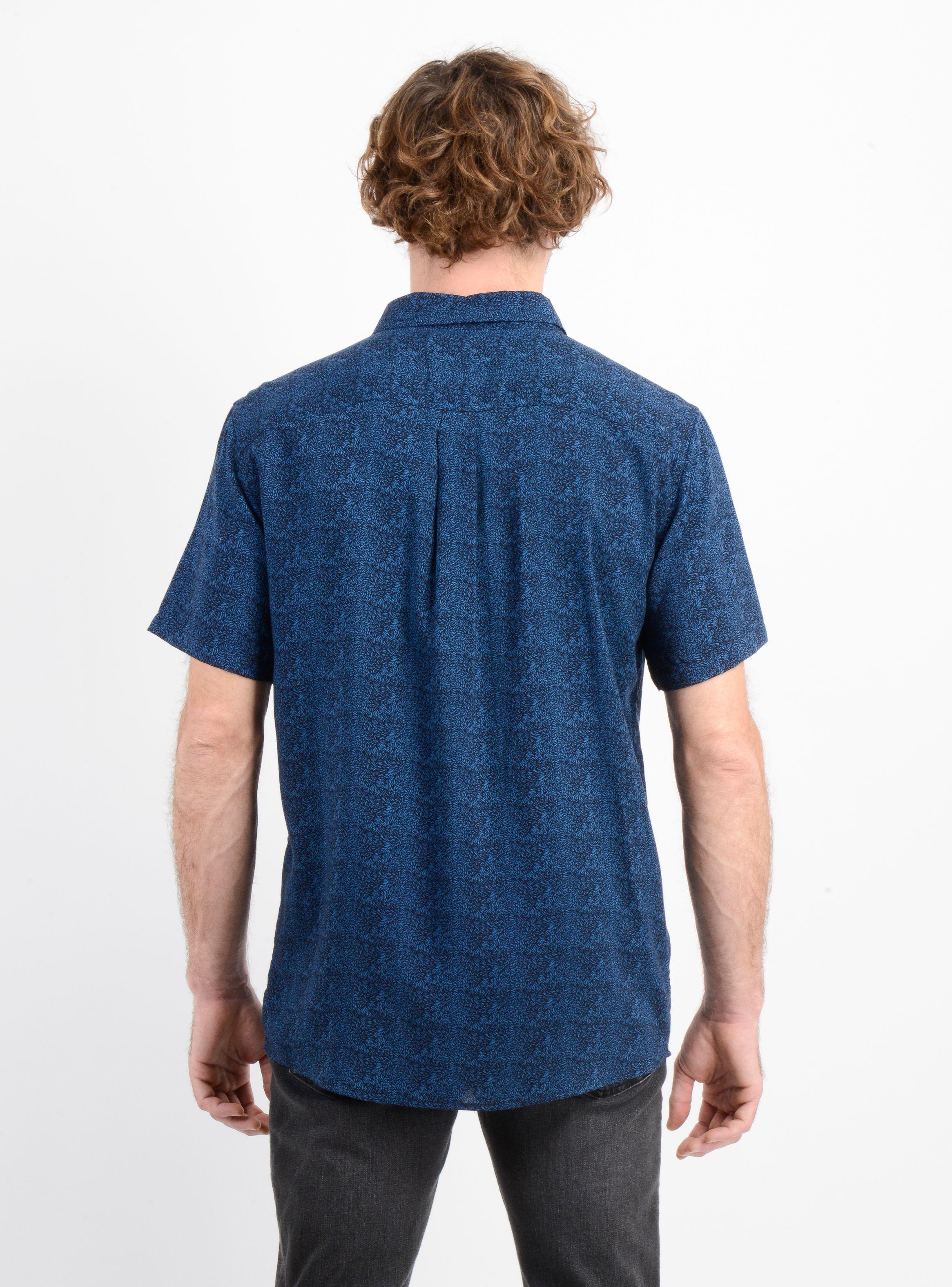 CAMISA MANGA CORTA SHELDOM AZUL-1