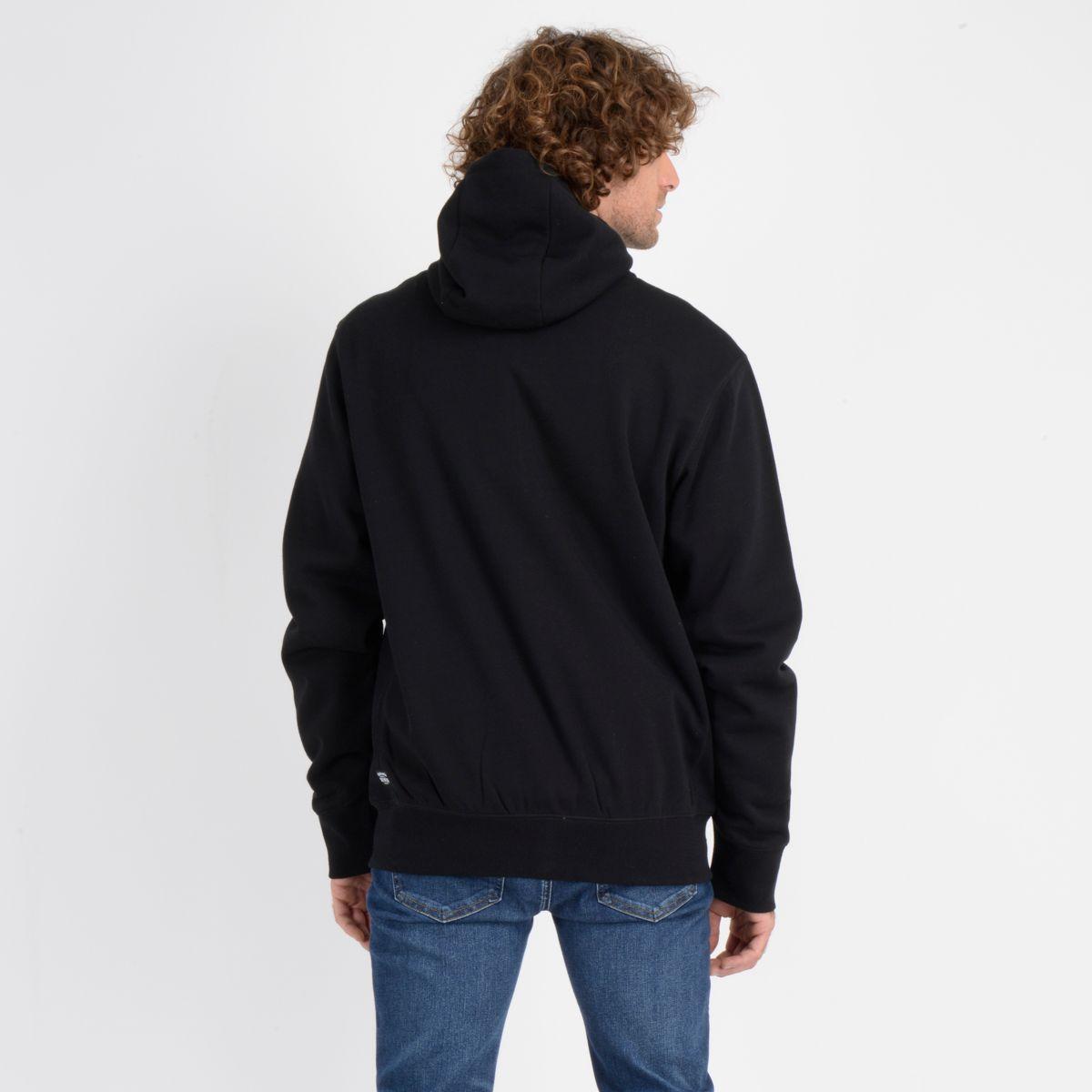 POLERON FULL ZIPPER NEGRO BAVARO FZ-1