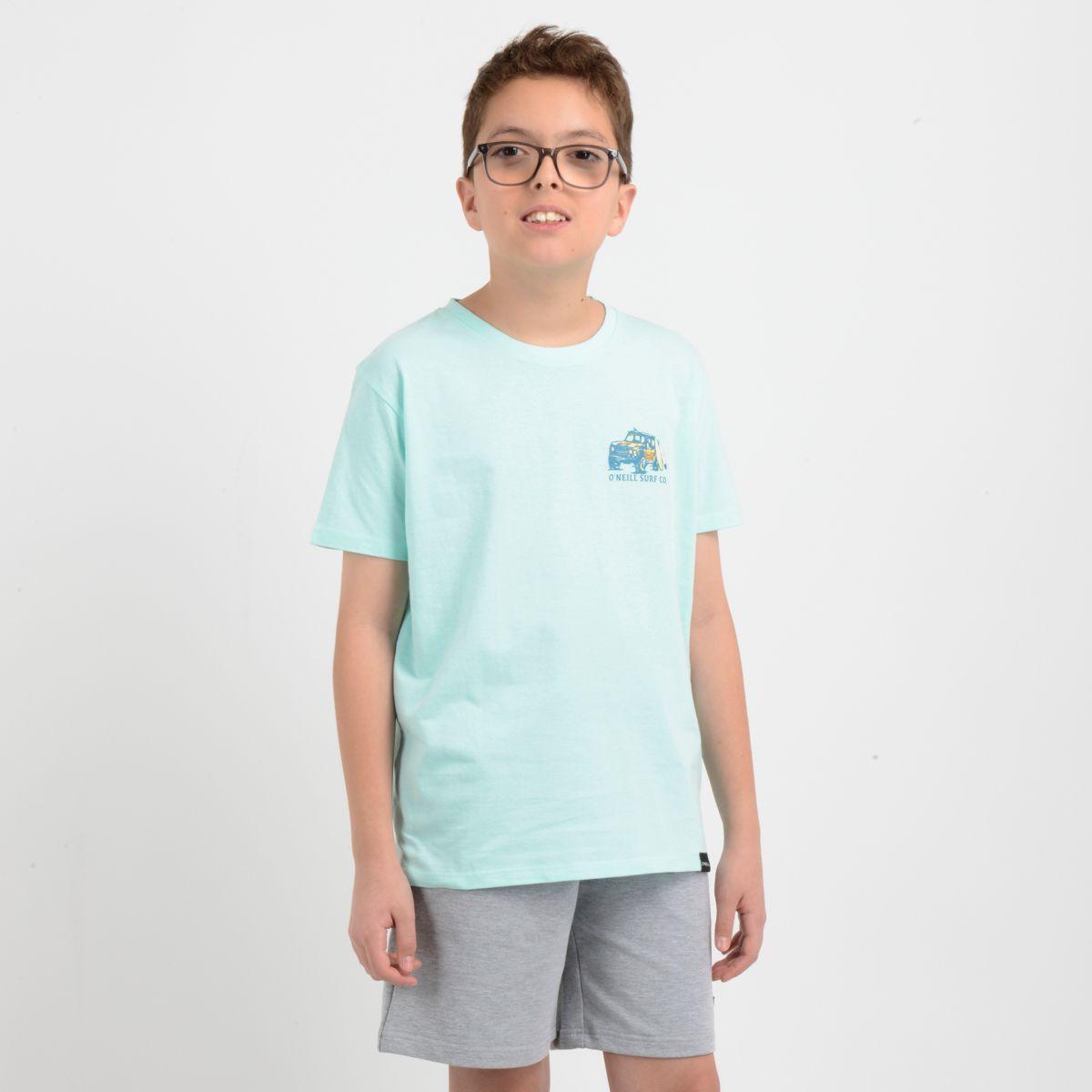 POLERA MANGA CORTA FREE WHEELIN AZUL CLARO / PASTEL-2