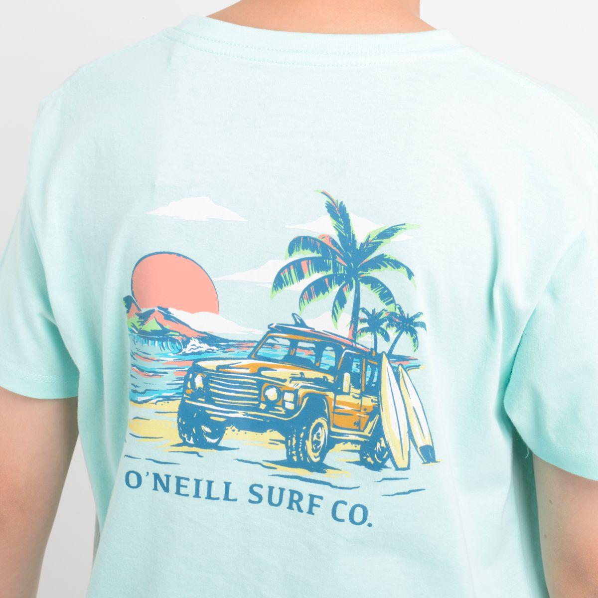 POLERA MANGA CORTA FREE WHEELIN AZUL CLARO / PASTEL-5