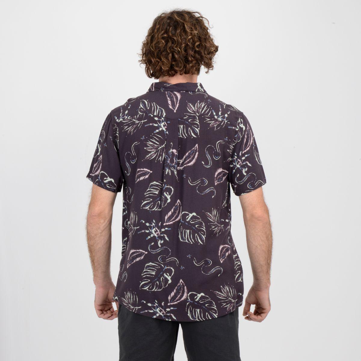 CAMISA MANGA CORTA BALI  NEGRO-2