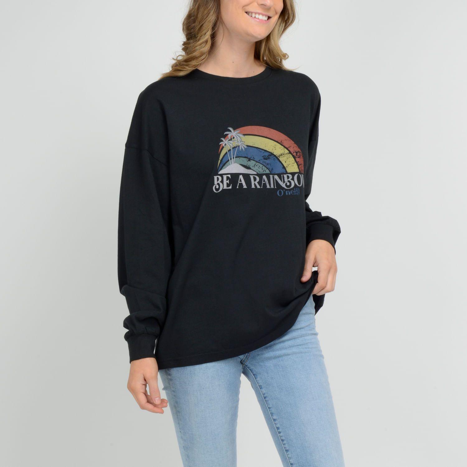 POLERA MANGA LARGA SPOT NEGRO-0