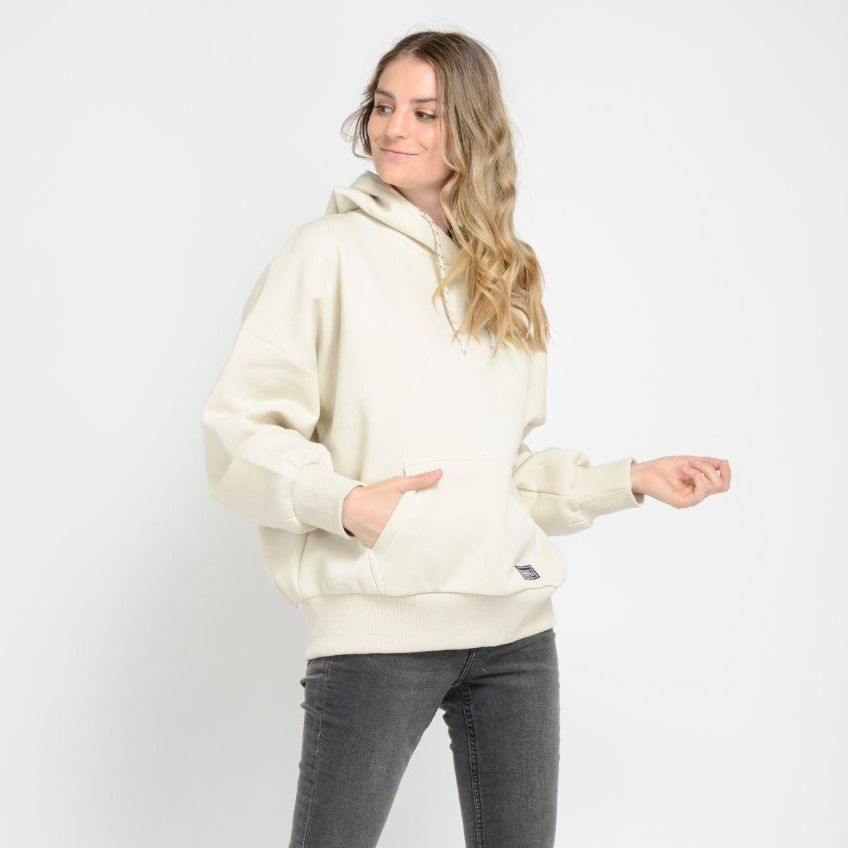 POLERON HODDIE -  I23MU072002 BEIGE-1