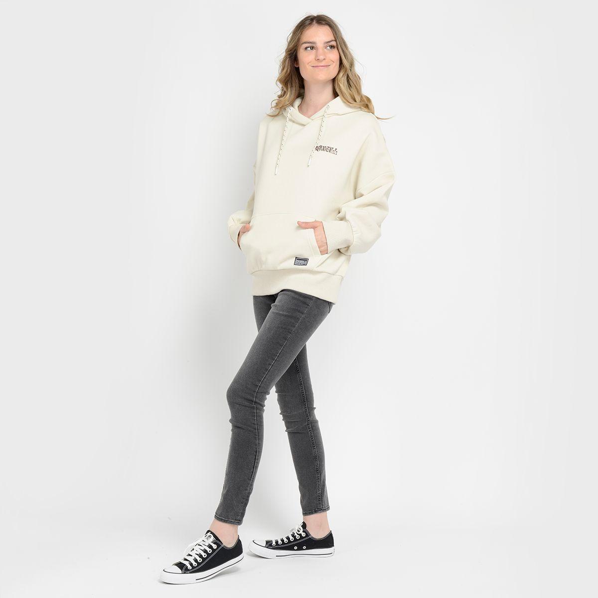 POLERON HODDIE -  I23MU072002 BEIGE-3