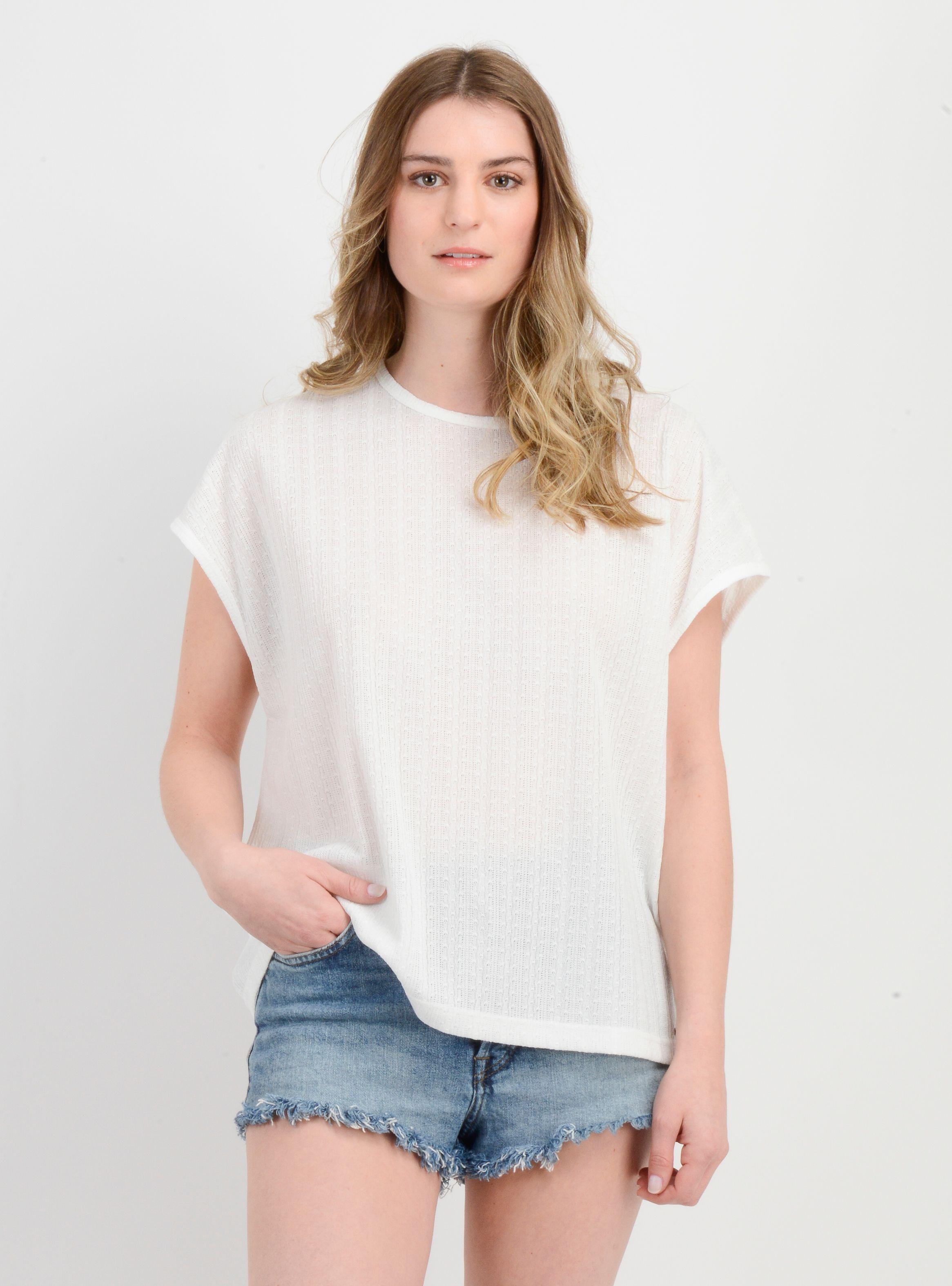 POLERA MANGA CORTA JULIE BLANCO-0