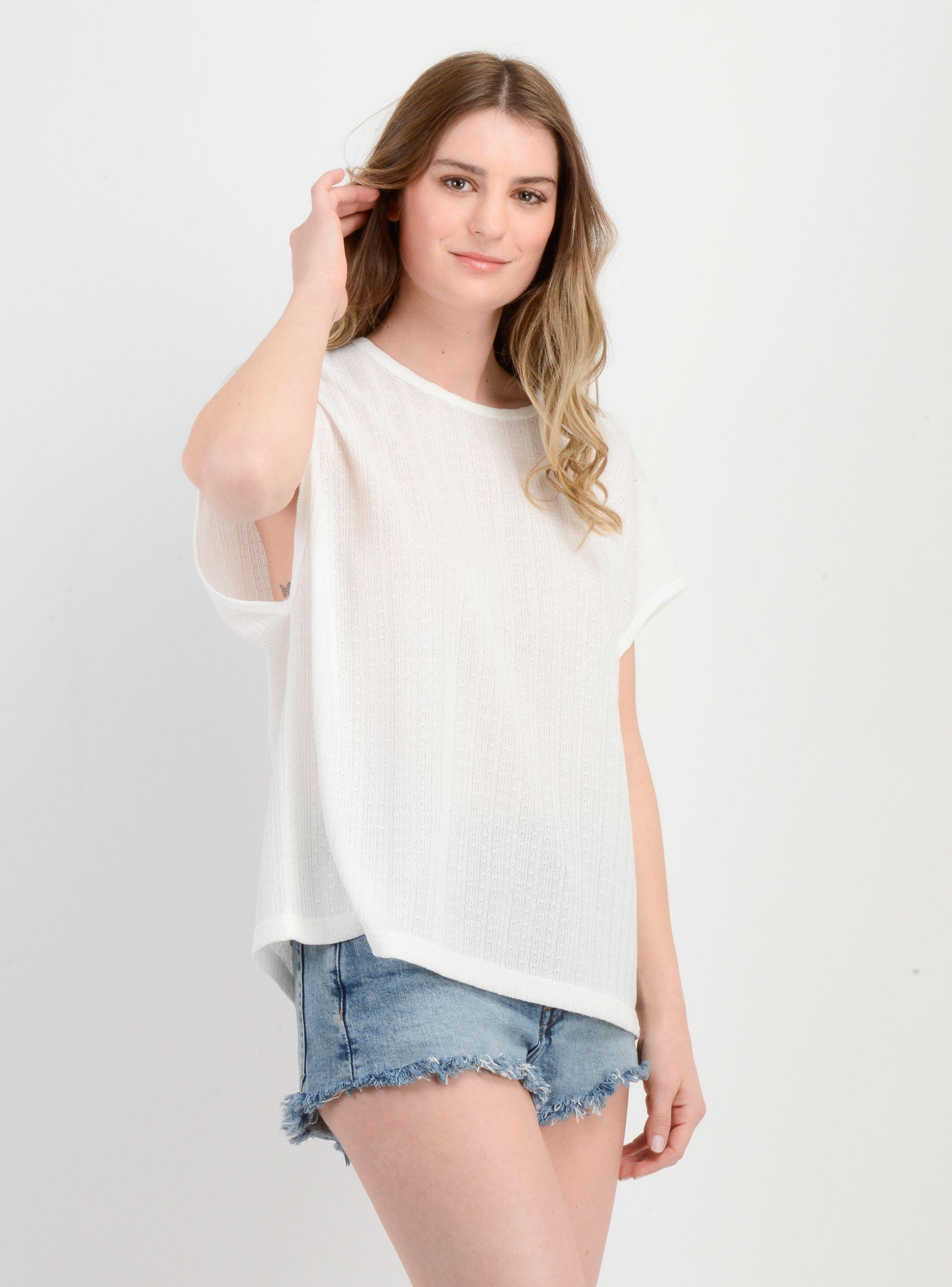 POLERA MANGA CORTA JULIE BLANCO-3