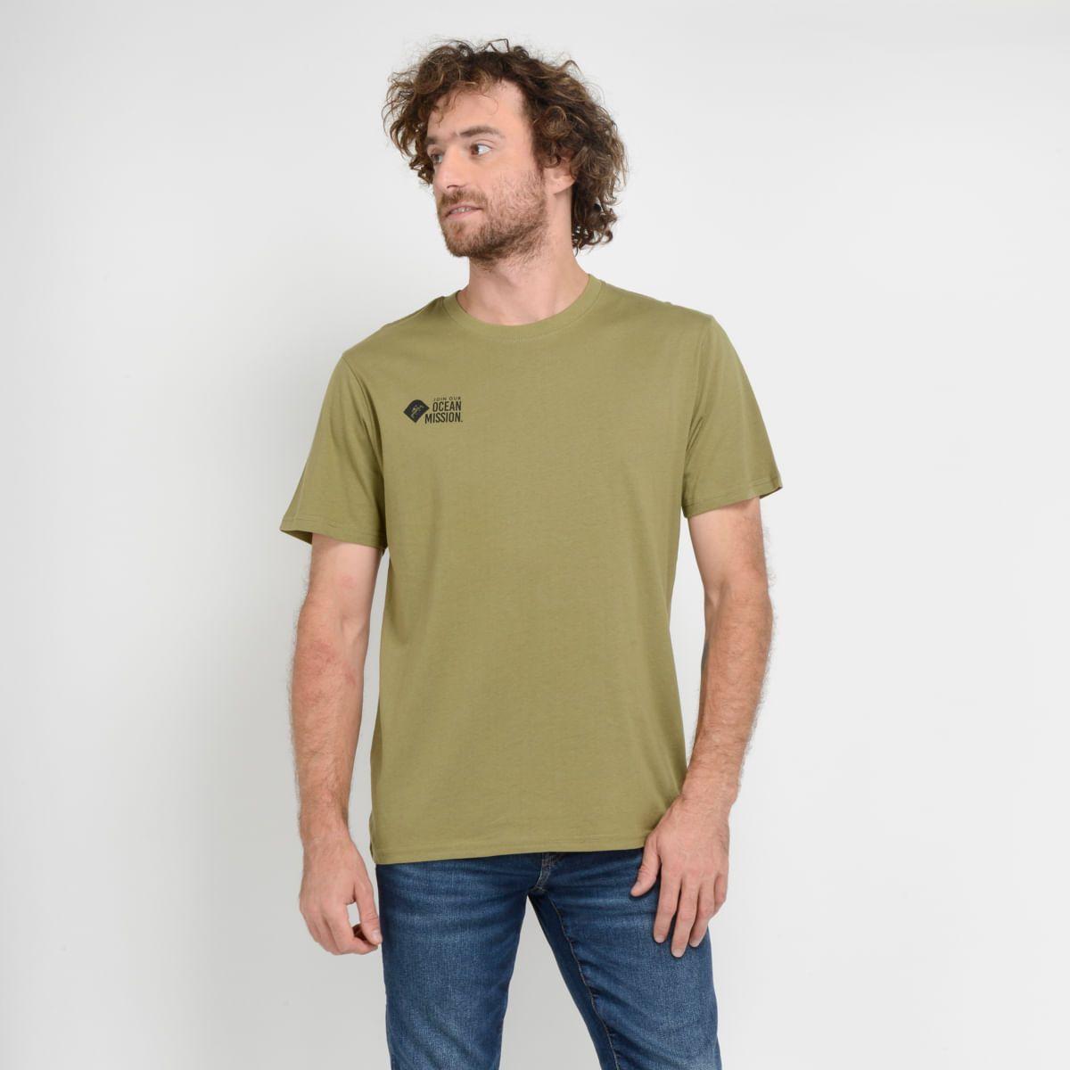 POLERA MANGA CORTA - I23HO065004 VERDE OSCURO-0