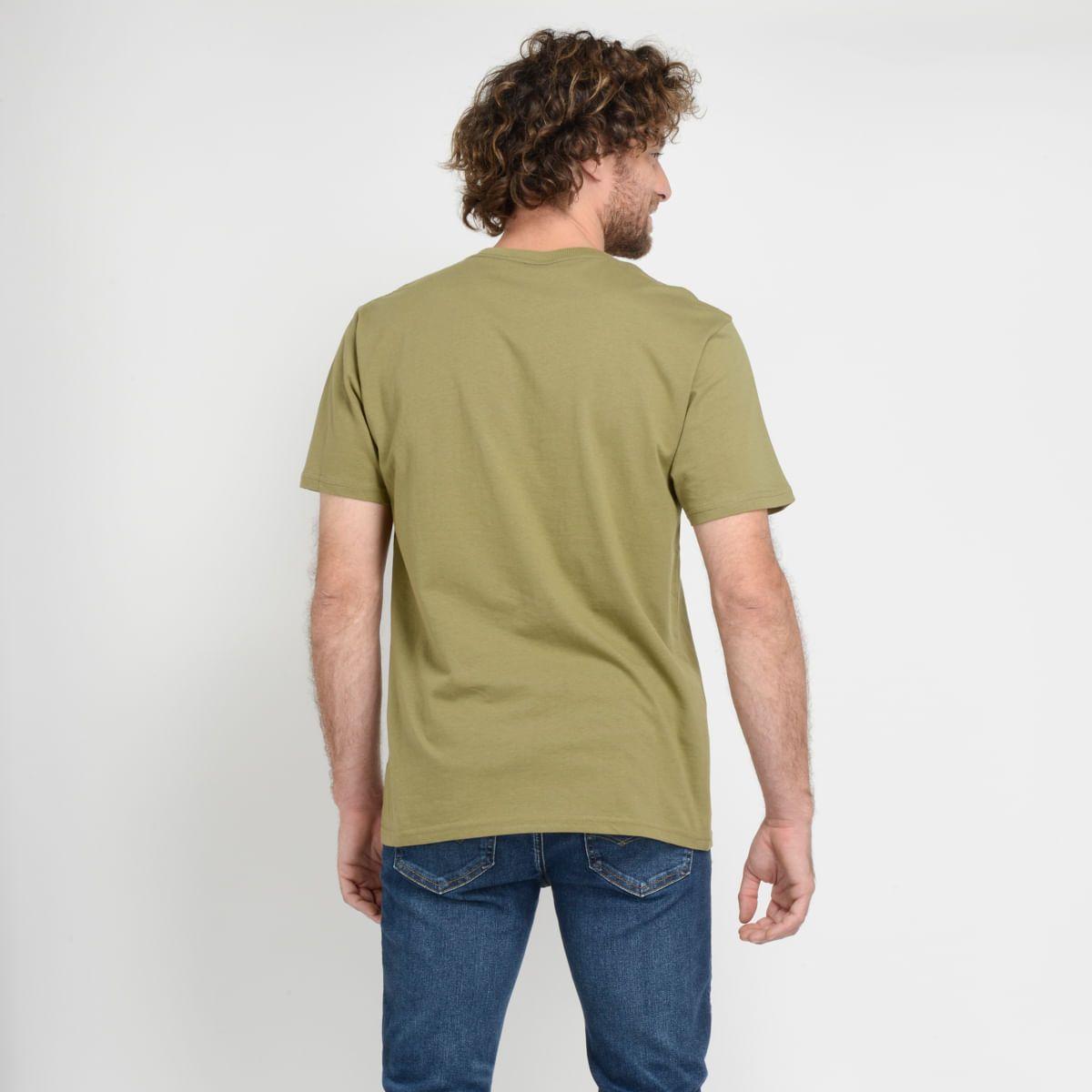 POLERA MANGA CORTA - I23HO065004 VERDE OSCURO-2