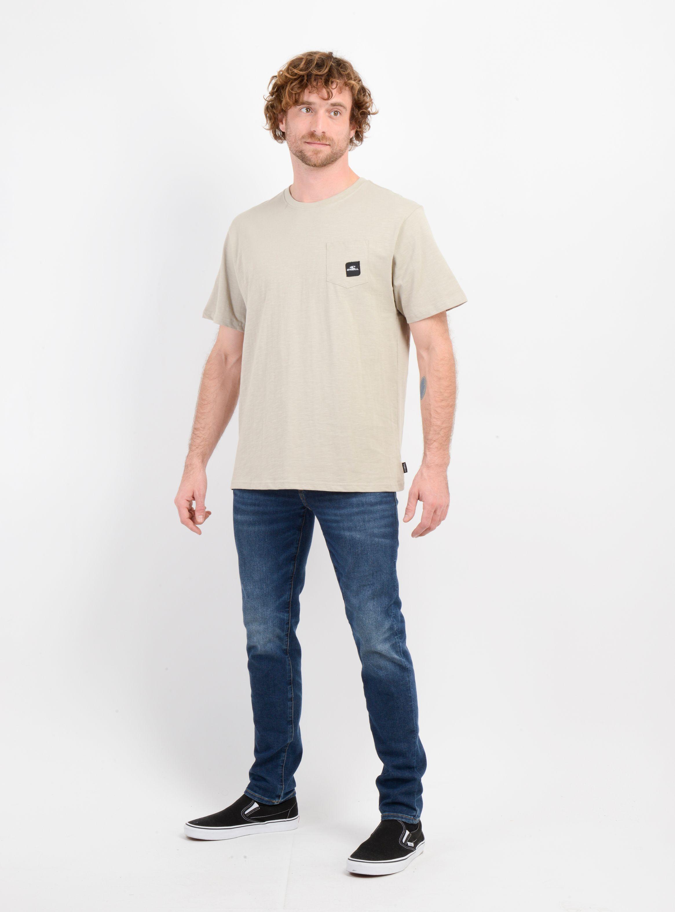 POLERA MANGA CORTA TRIPPER BEIGE-2