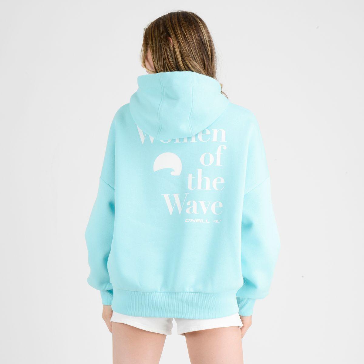 POLERON WOW HOODIE  AZUL TURQUESA / AGUA-2