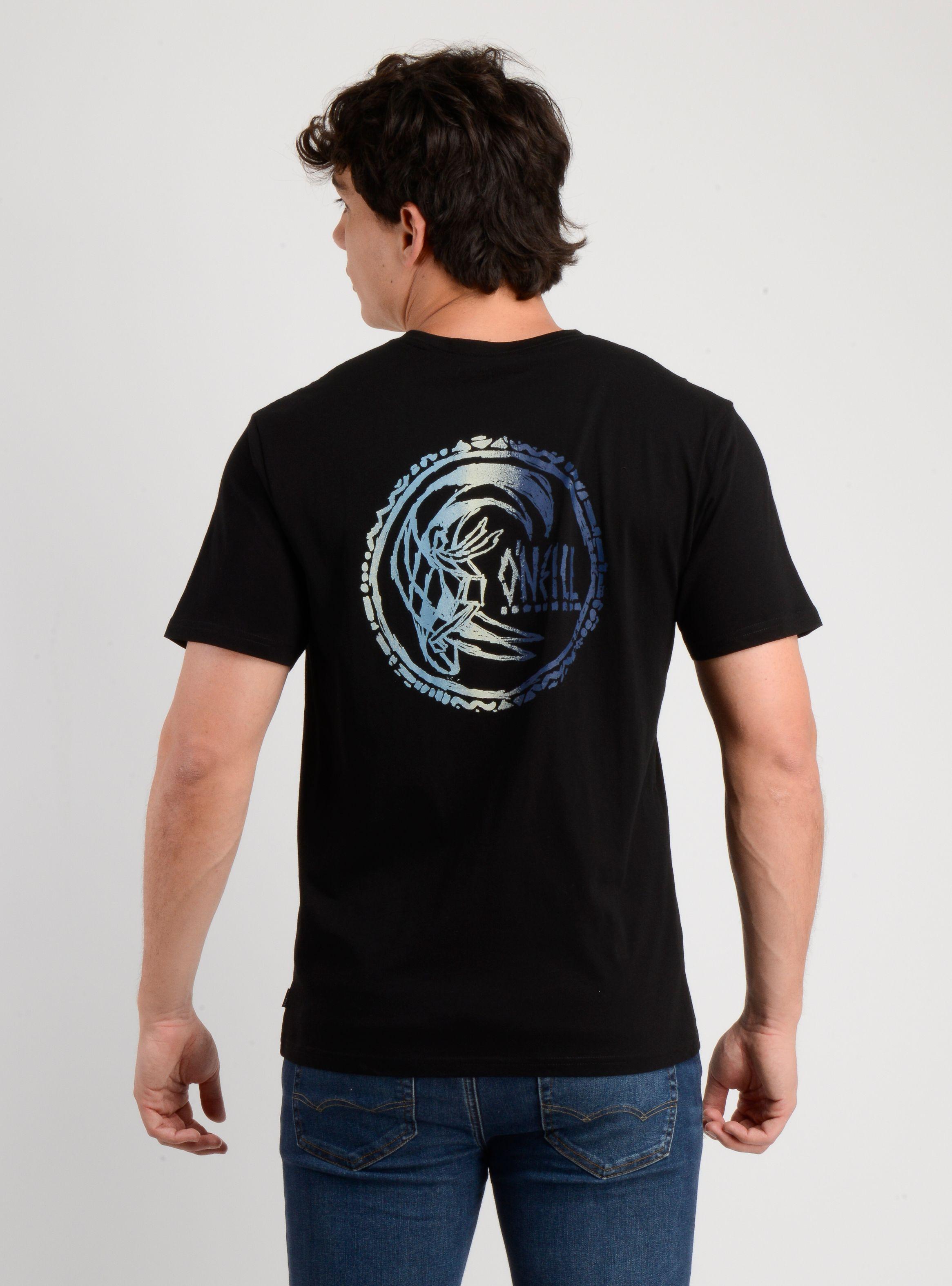 POLERA MANGA CORTA ARTIFACT NEGRO-1