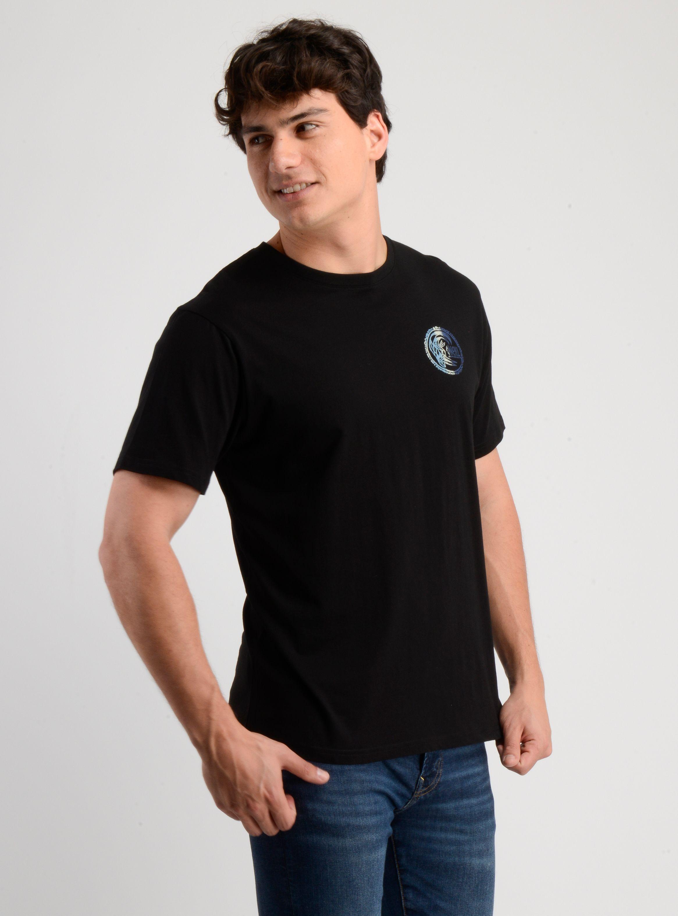 POLERA MANGA CORTA ARTIFACT NEGRO-3