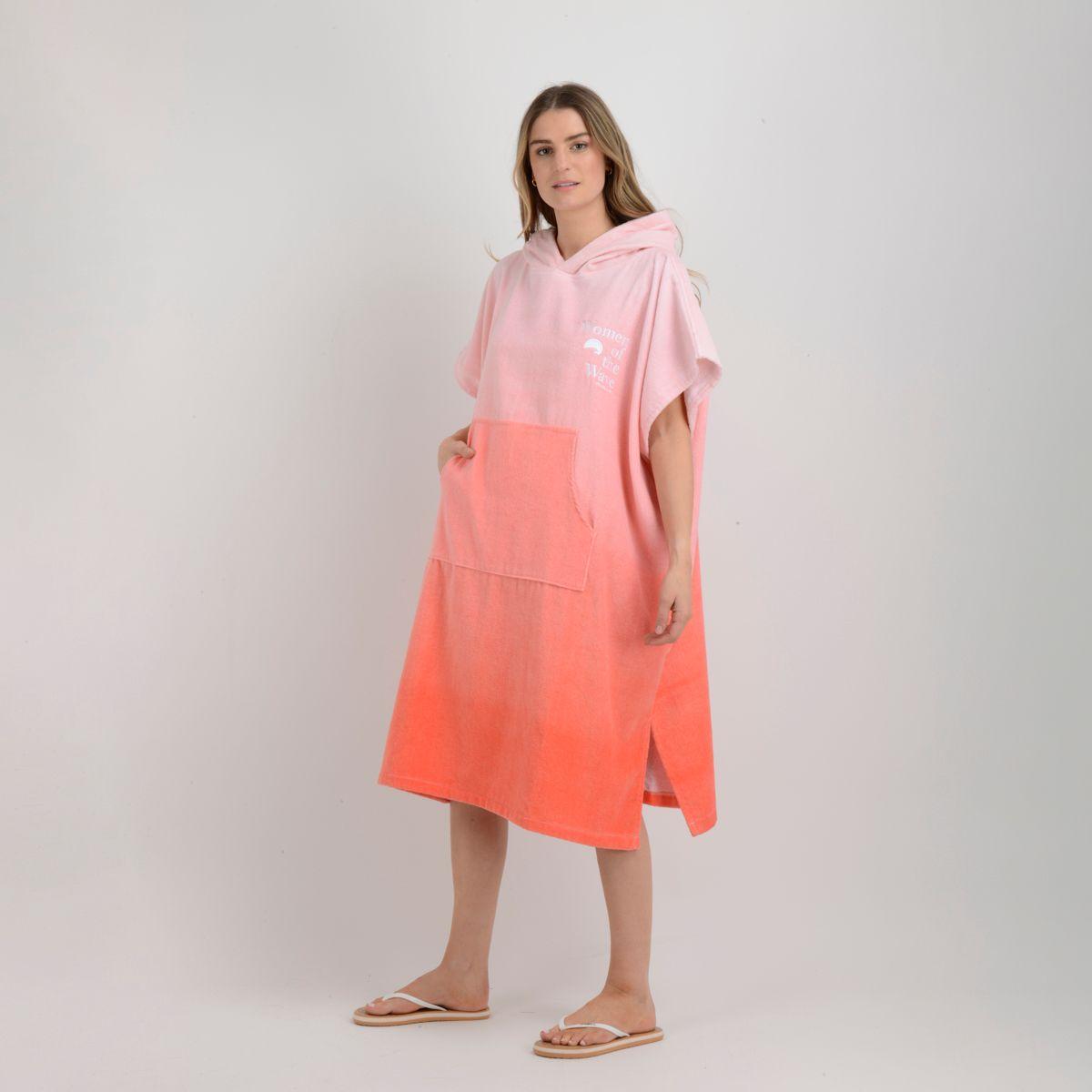 PONCHO TOALLA WOW NARANJO-1