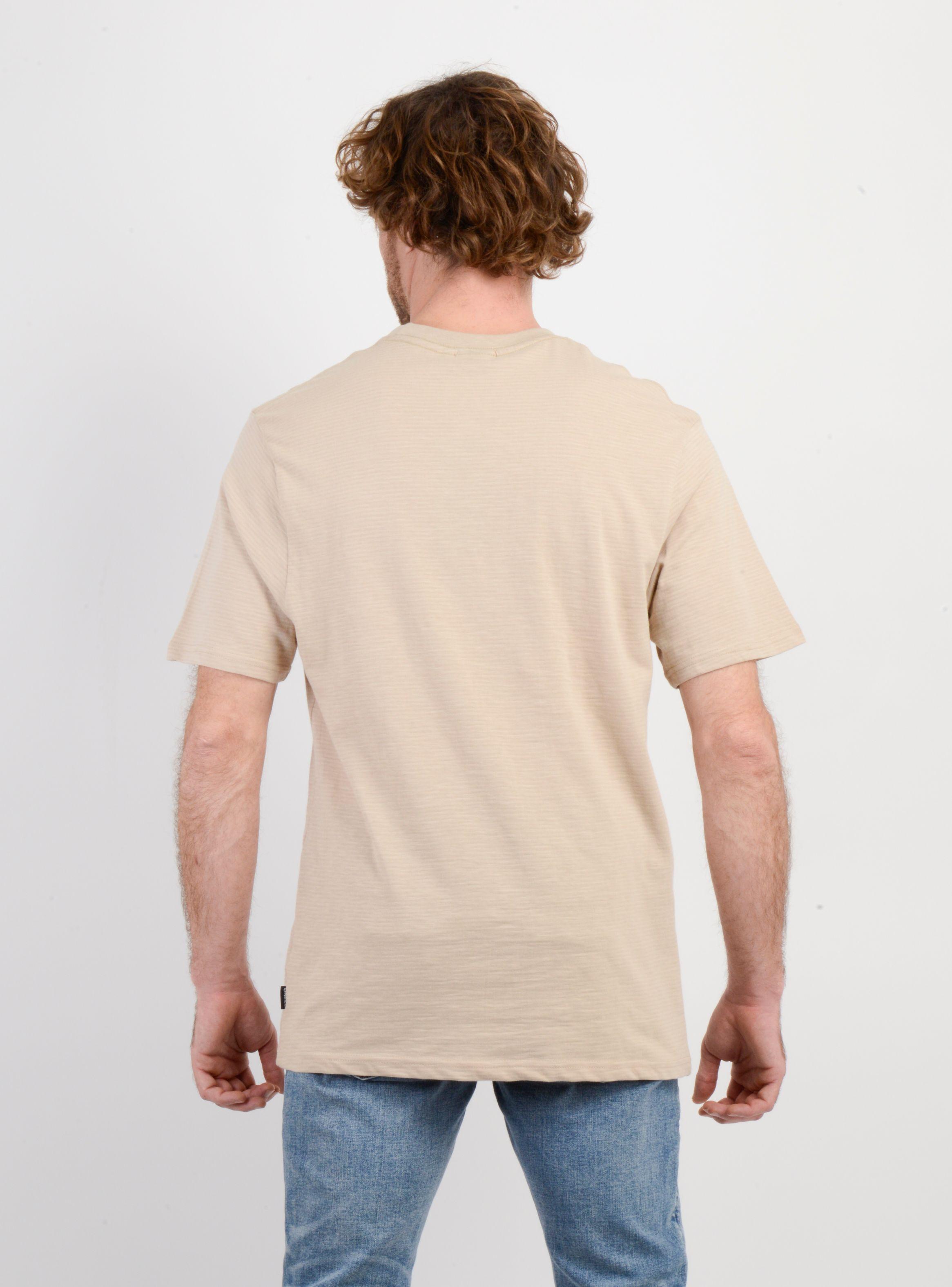 POLERA MANGA CORTA PINNACLE BEIGE CLARO-1