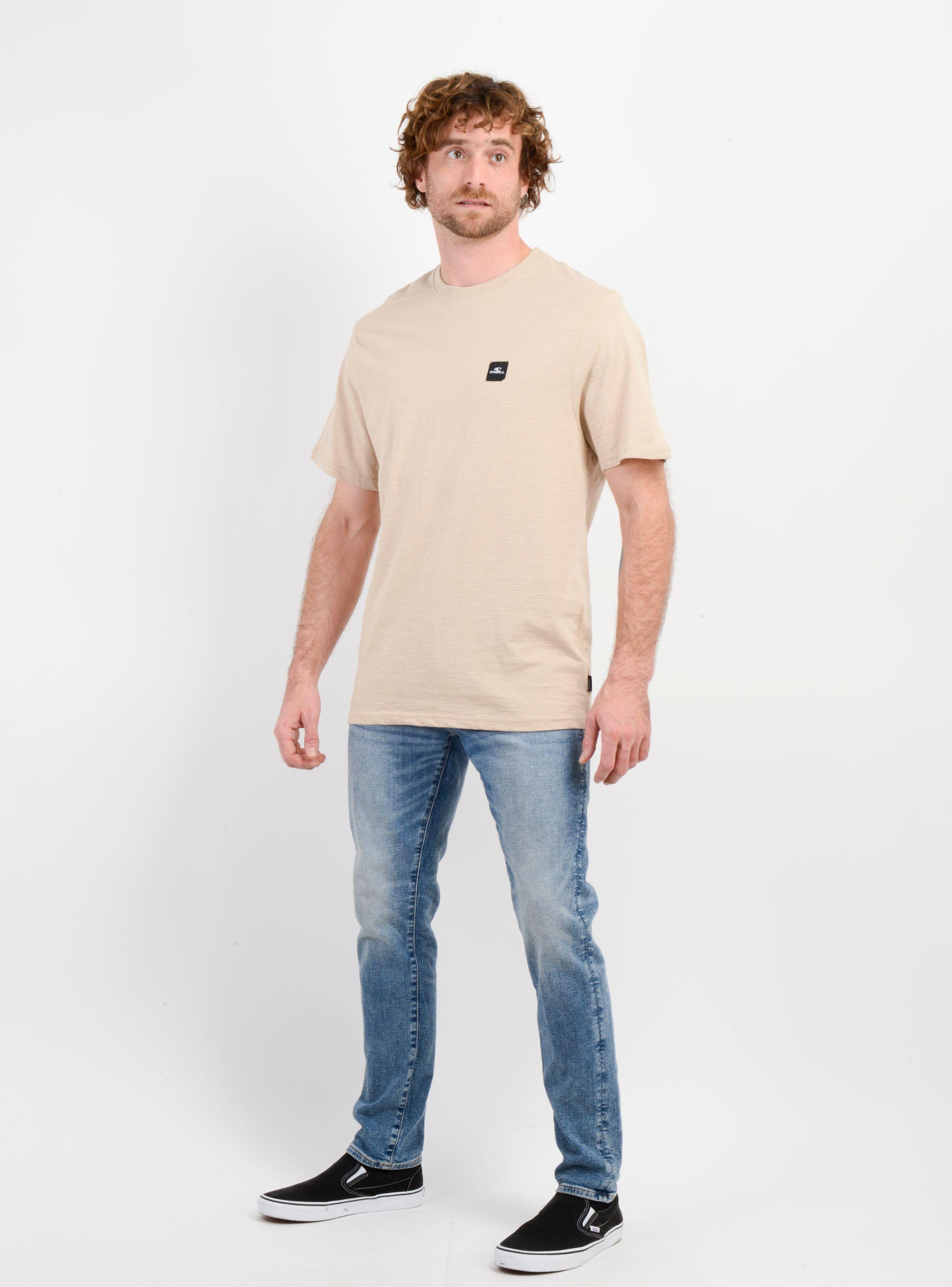 POLERA MANGA CORTA PINNACLE BEIGE CLARO-2