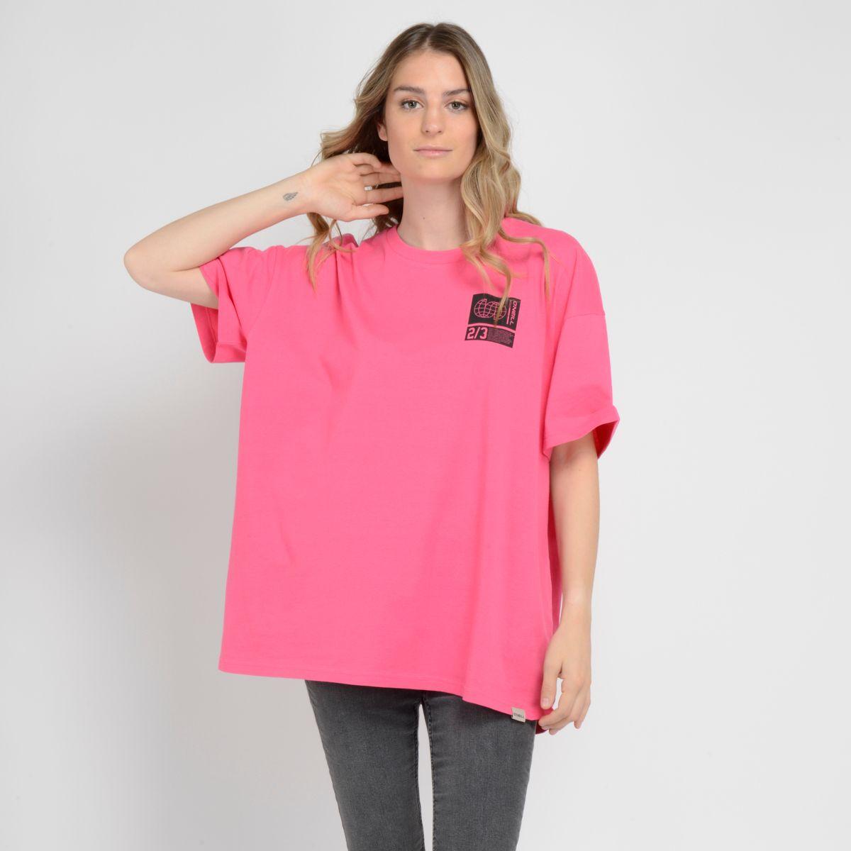 POLERA MANGA CORTA DRYER ROSADO OSCURO-0