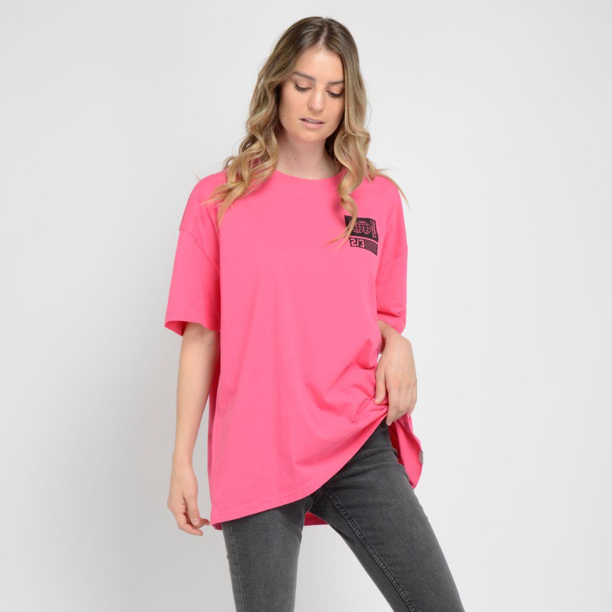 POLERA MANGA CORTA DRYER ROSADO OSCURO-1