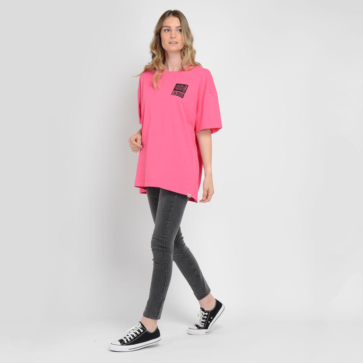 POLERA MANGA CORTA DRYER ROSADO OSCURO-3