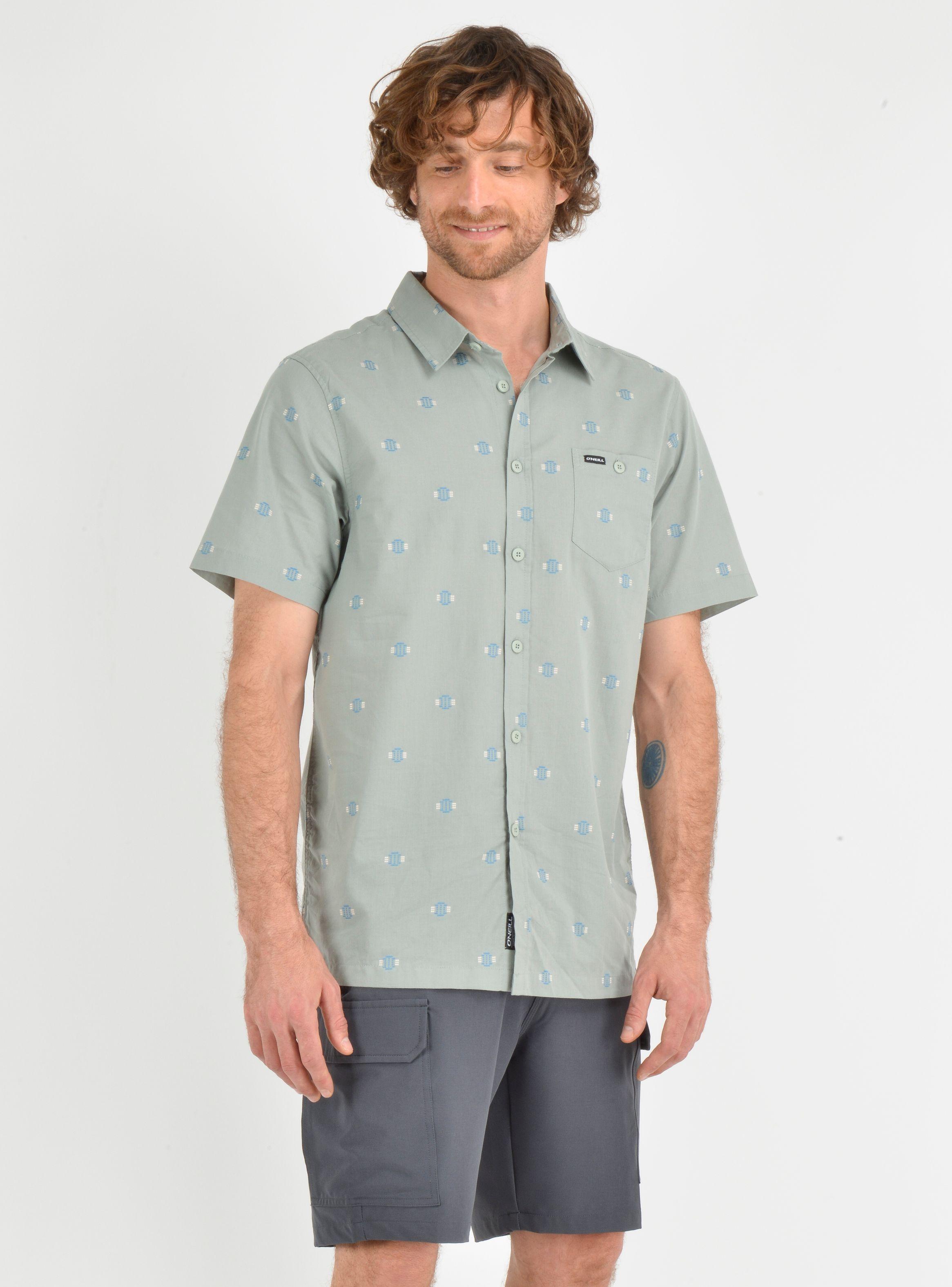 CAMISA MANGA CORTA HORIZON  VERDE-3