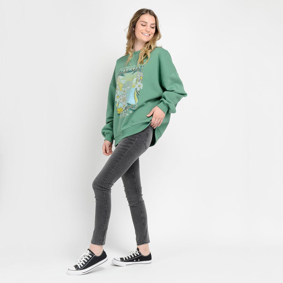 POLERON CUELLO REDONDO GRASS VERDE OSCURO-3