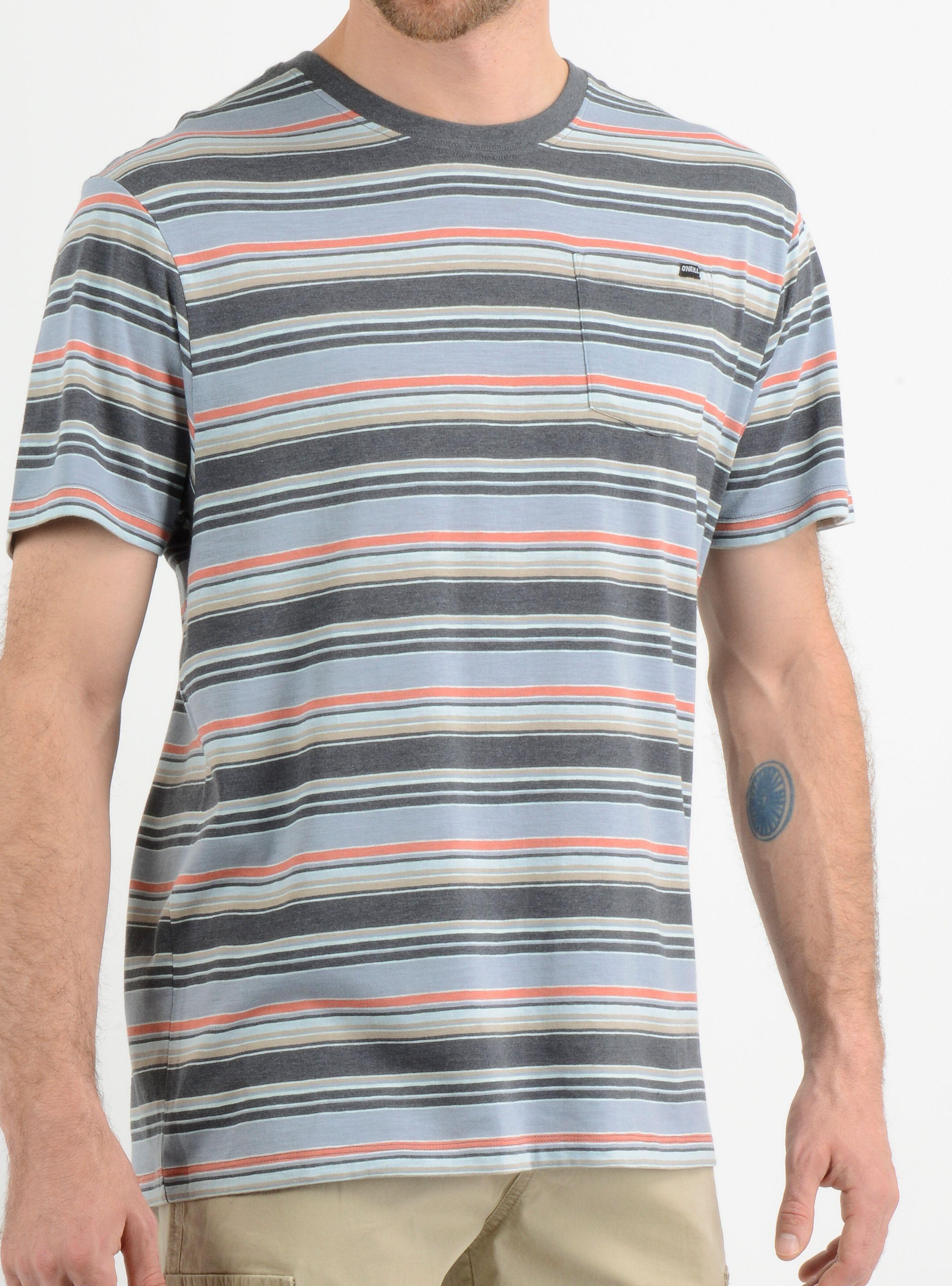 POLERA MANGA CORTA BROCKTON  GRIS-4