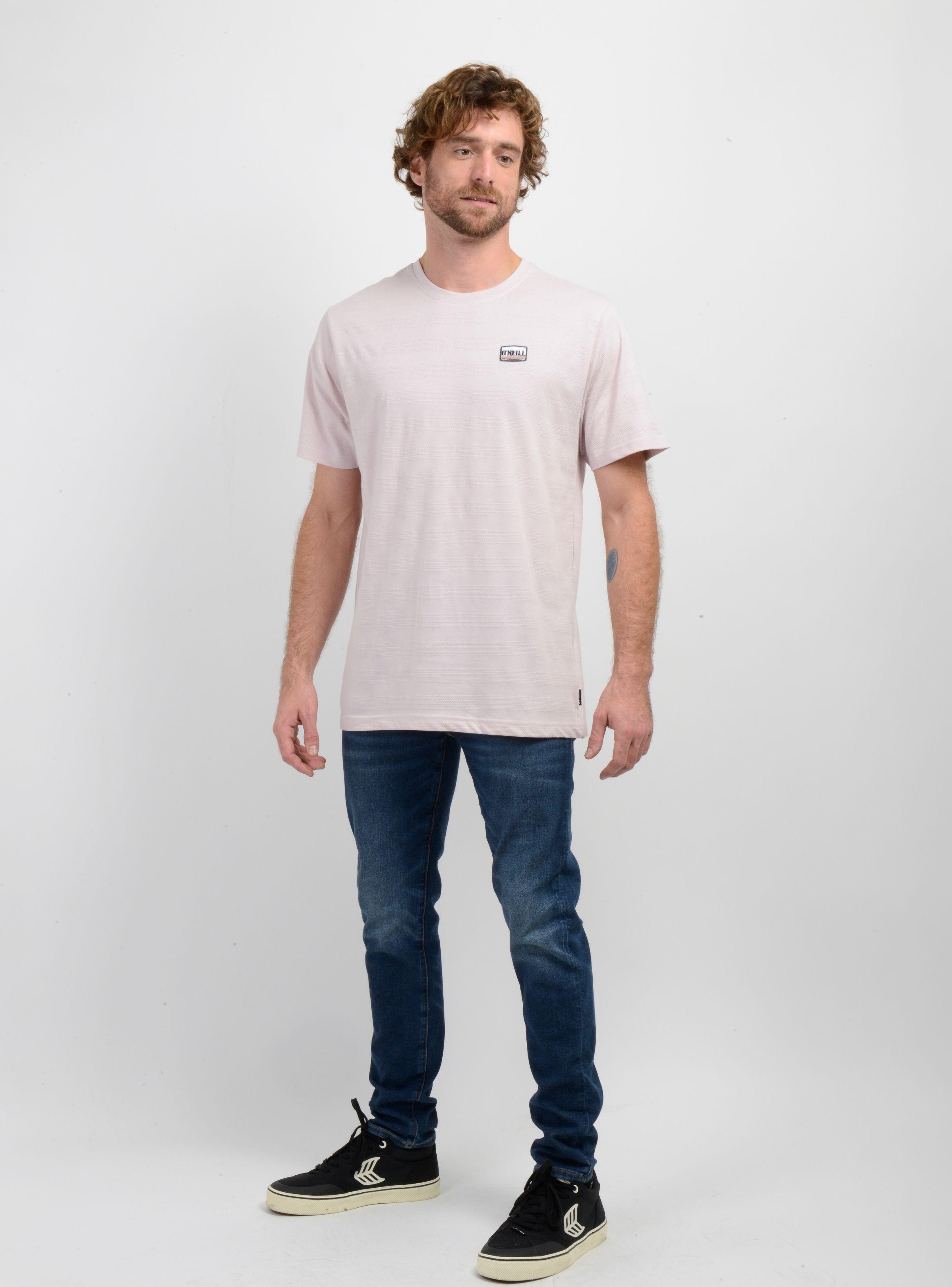 POLERA MANGA CORTA SUPPLY ROSADO CLARO-2