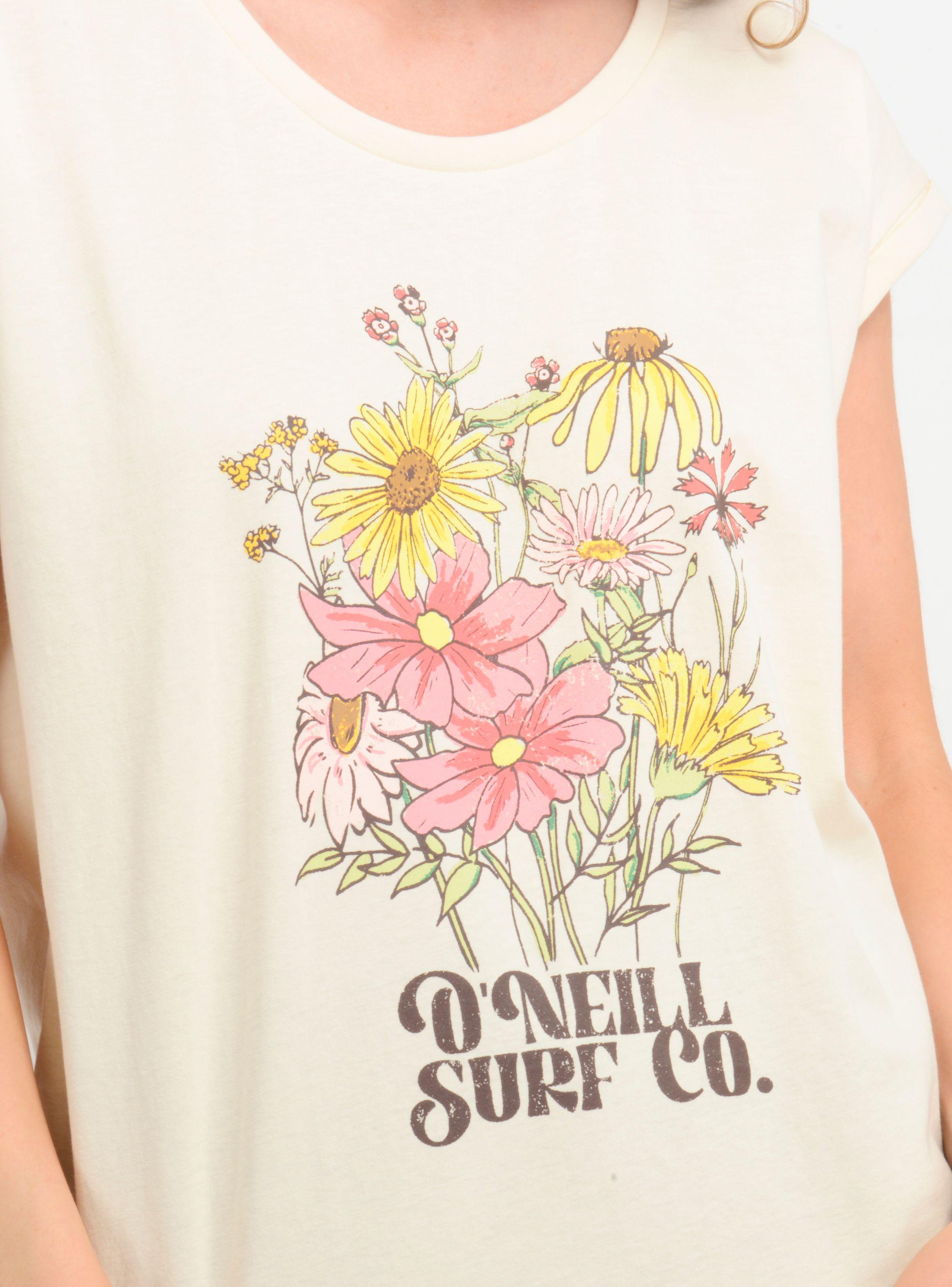 POLERA MANGA CORTA BOUQUET BEIGE CLARO-4