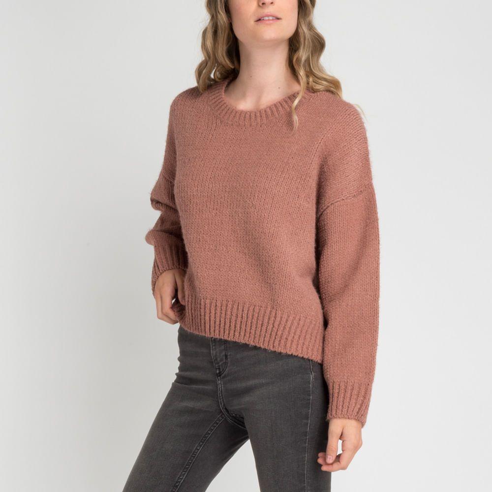 SWEATER I22MU146001 CAFÉ COBRE-2