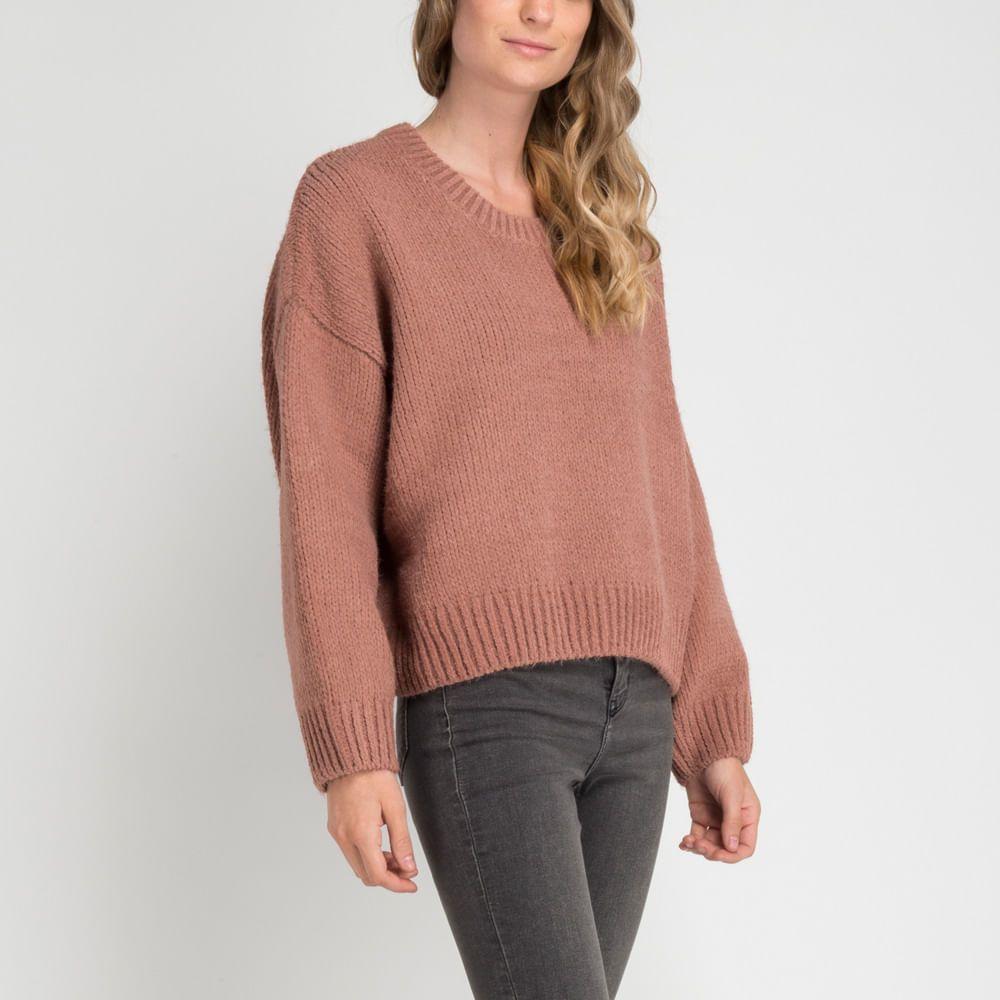 SWEATER I22MU146001 CAFÉ COBRE-4