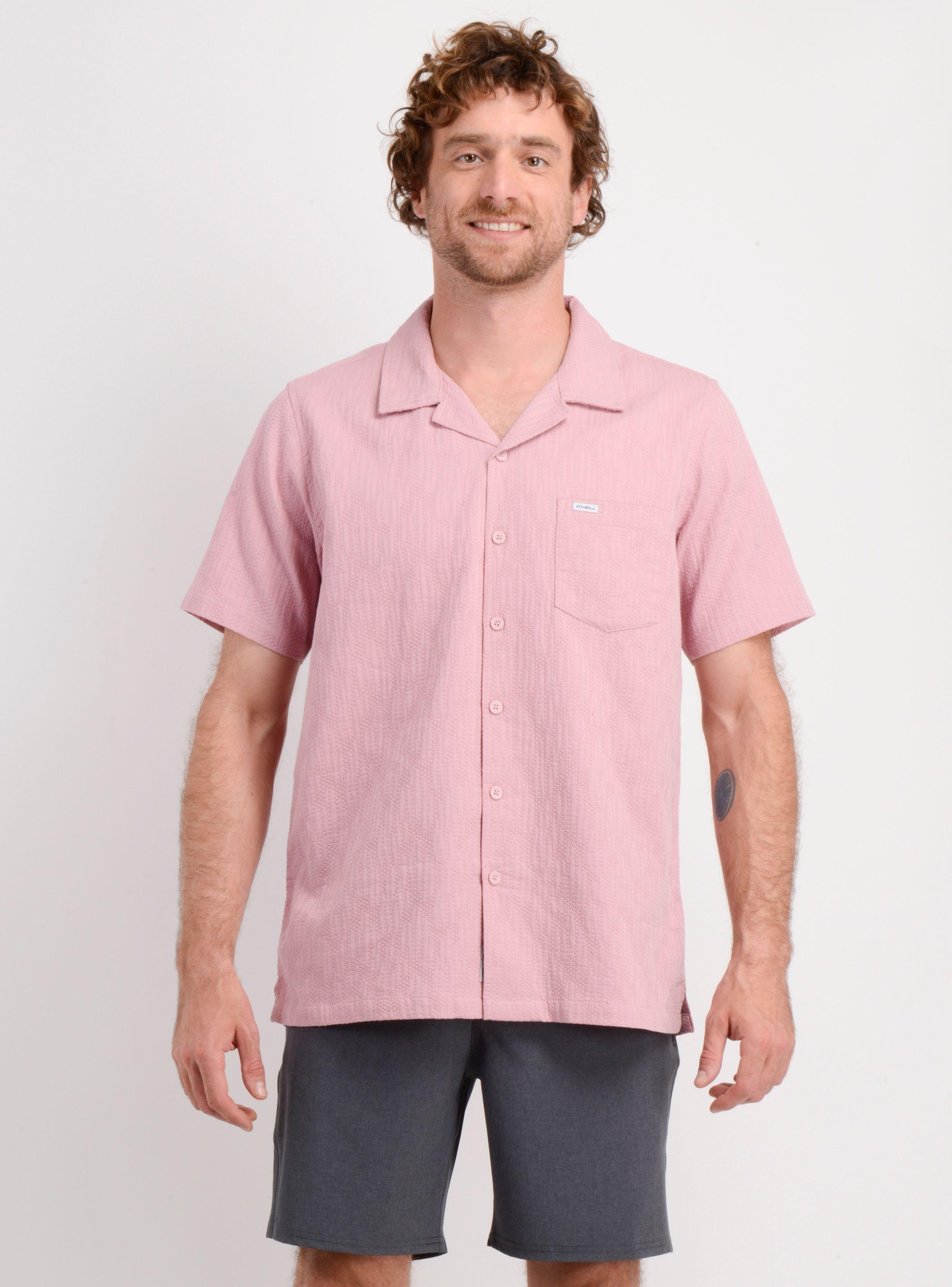 CAMISA MANGA CORTA POLLY ROSADO-0