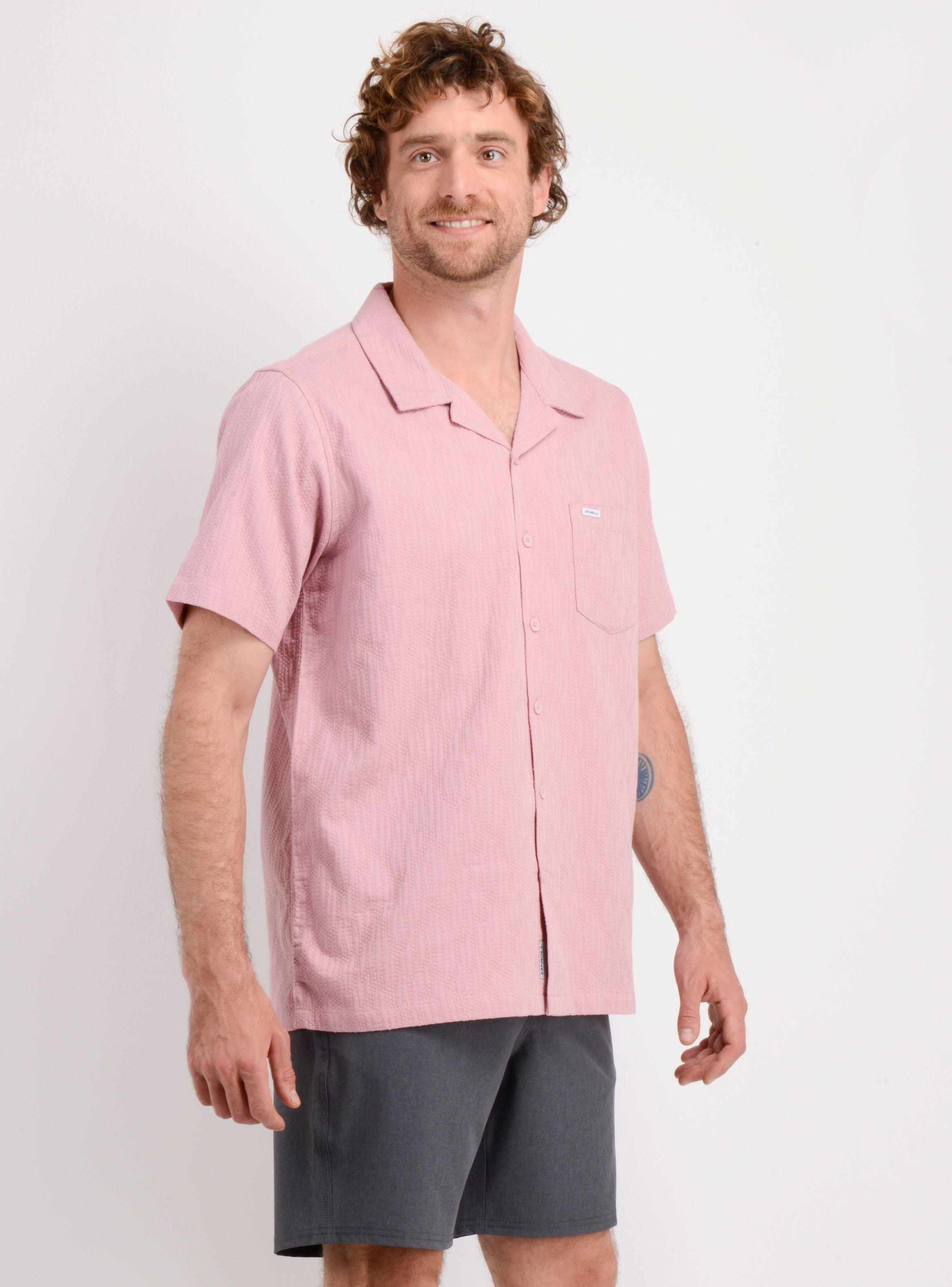 CAMISA MANGA CORTA POLLY ROSADO-3