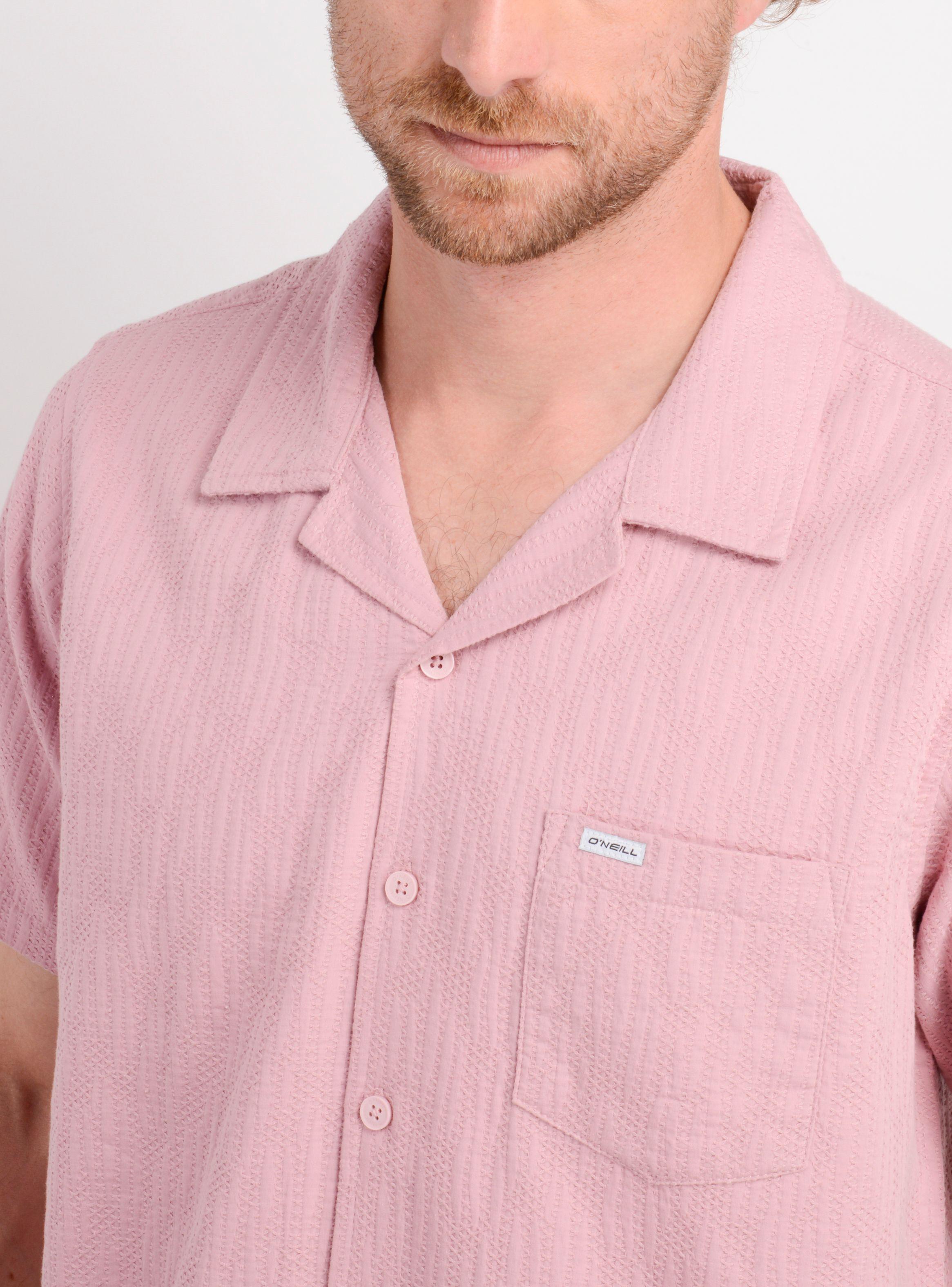 CAMISA MANGA CORTA POLLY ROSADO-4