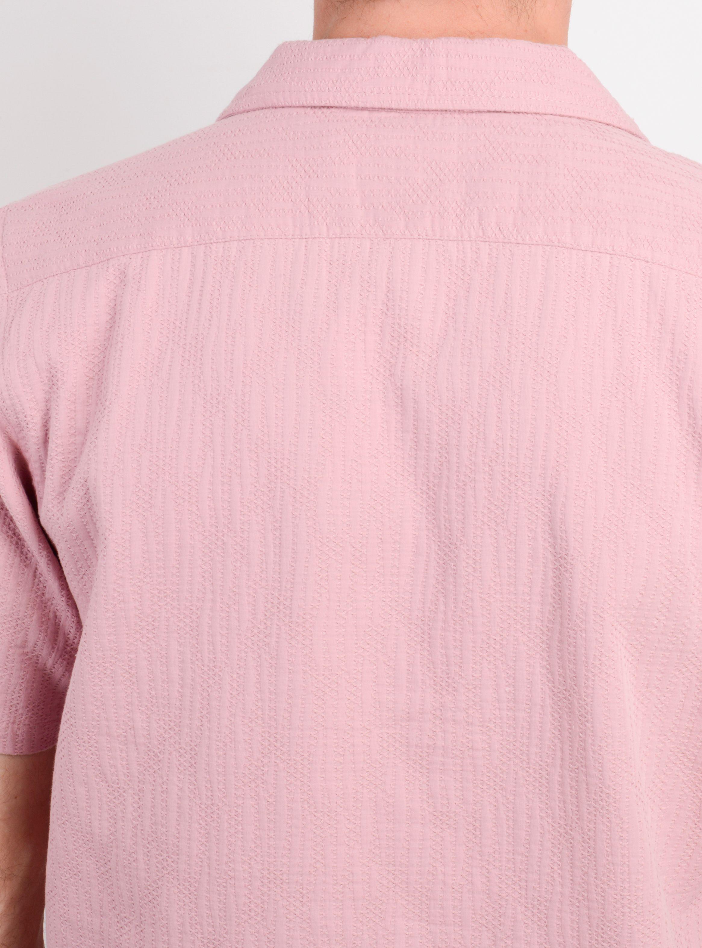 CAMISA MANGA CORTA POLLY ROSADO-5