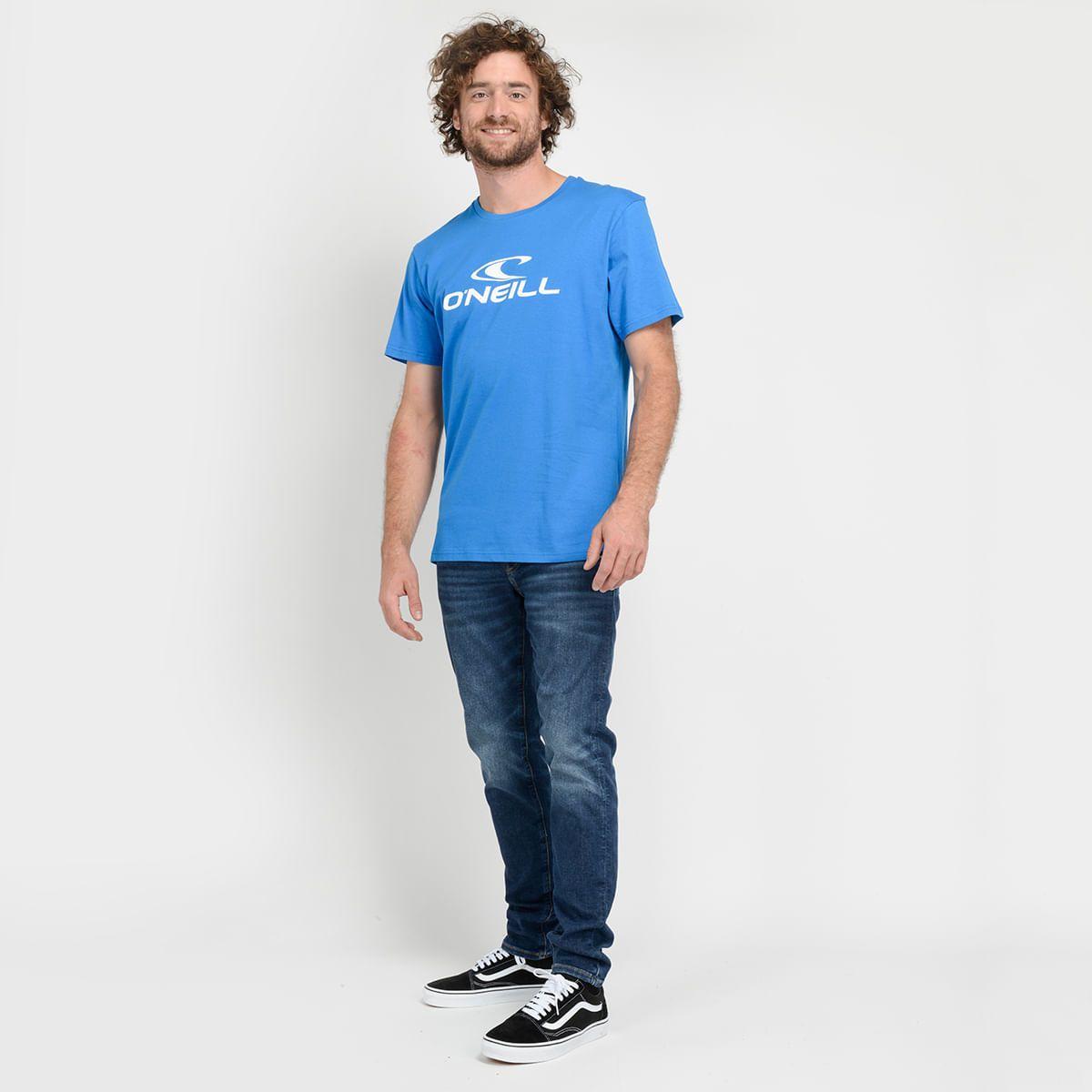 POLERA MANGA CORTA - I23HO065012 AZUL-3