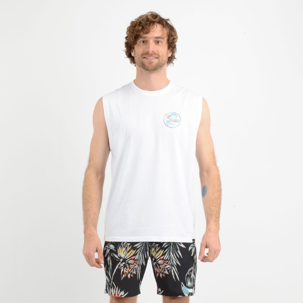 POLERA SIN MANGAS CORE TANK  BLANCO-0