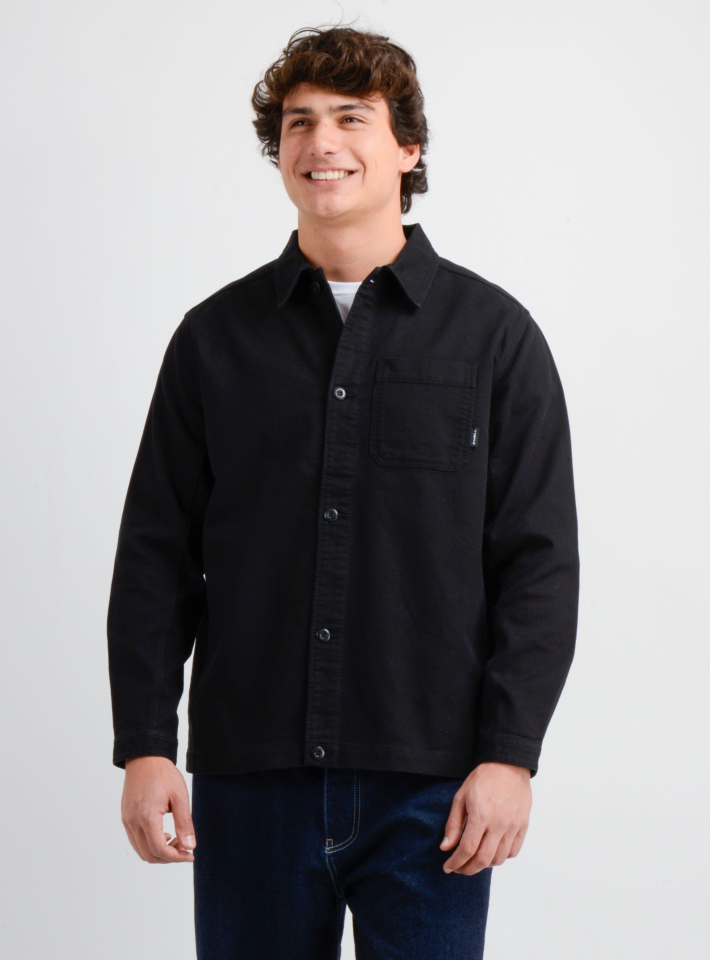 CAMISA MANGA LARGA MAXWELL NEGRO-0