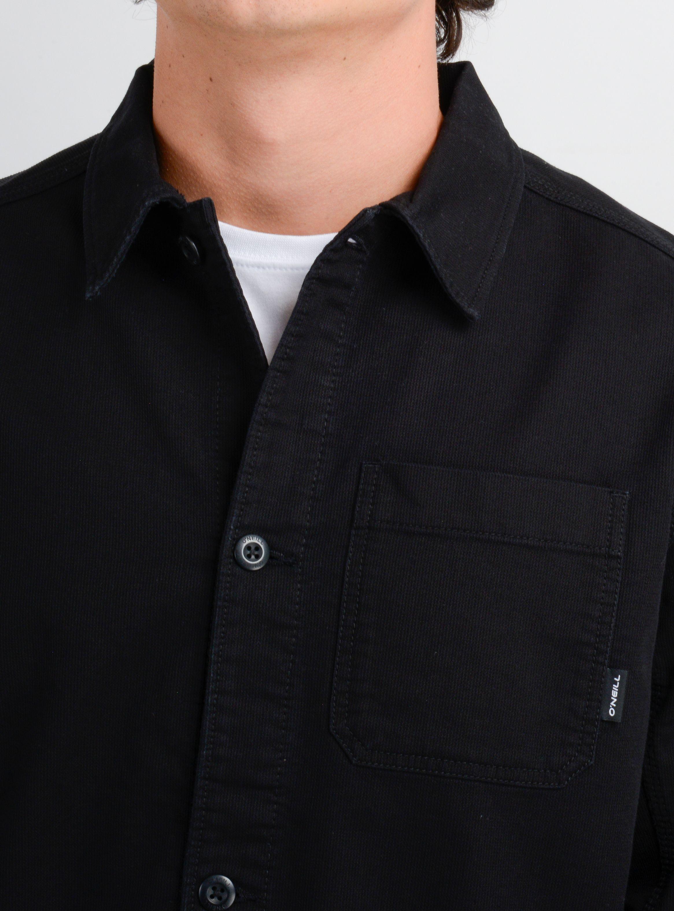 CAMISA MANGA LARGA MAXWELL NEGRO-4