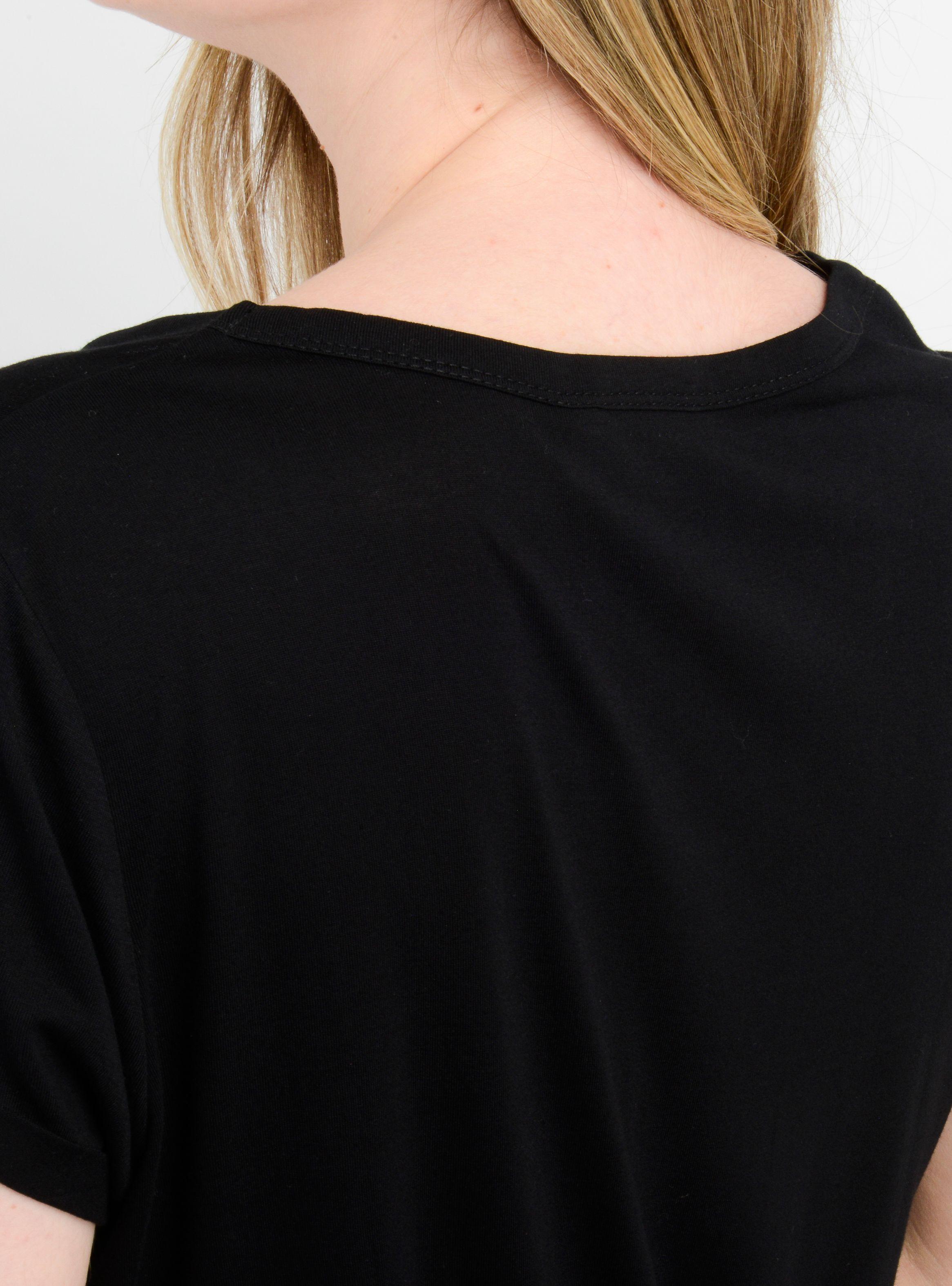 POLERA MANGA CORTA ESSENTIAL NEGRO-5
