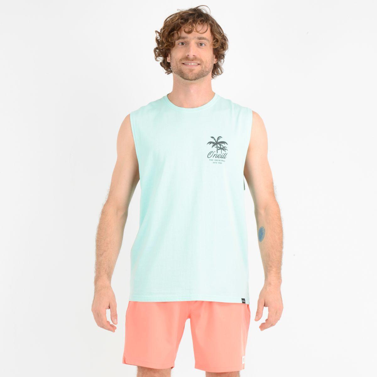 POLERA SIN MANGAS RESORT TANK  AZUL-0