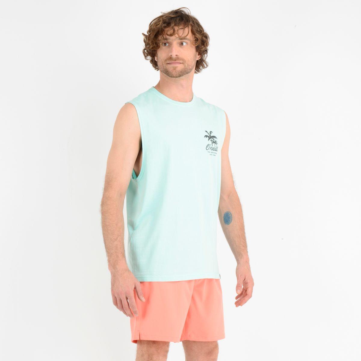 POLERA SIN MANGAS RESORT TANK  AZUL-2