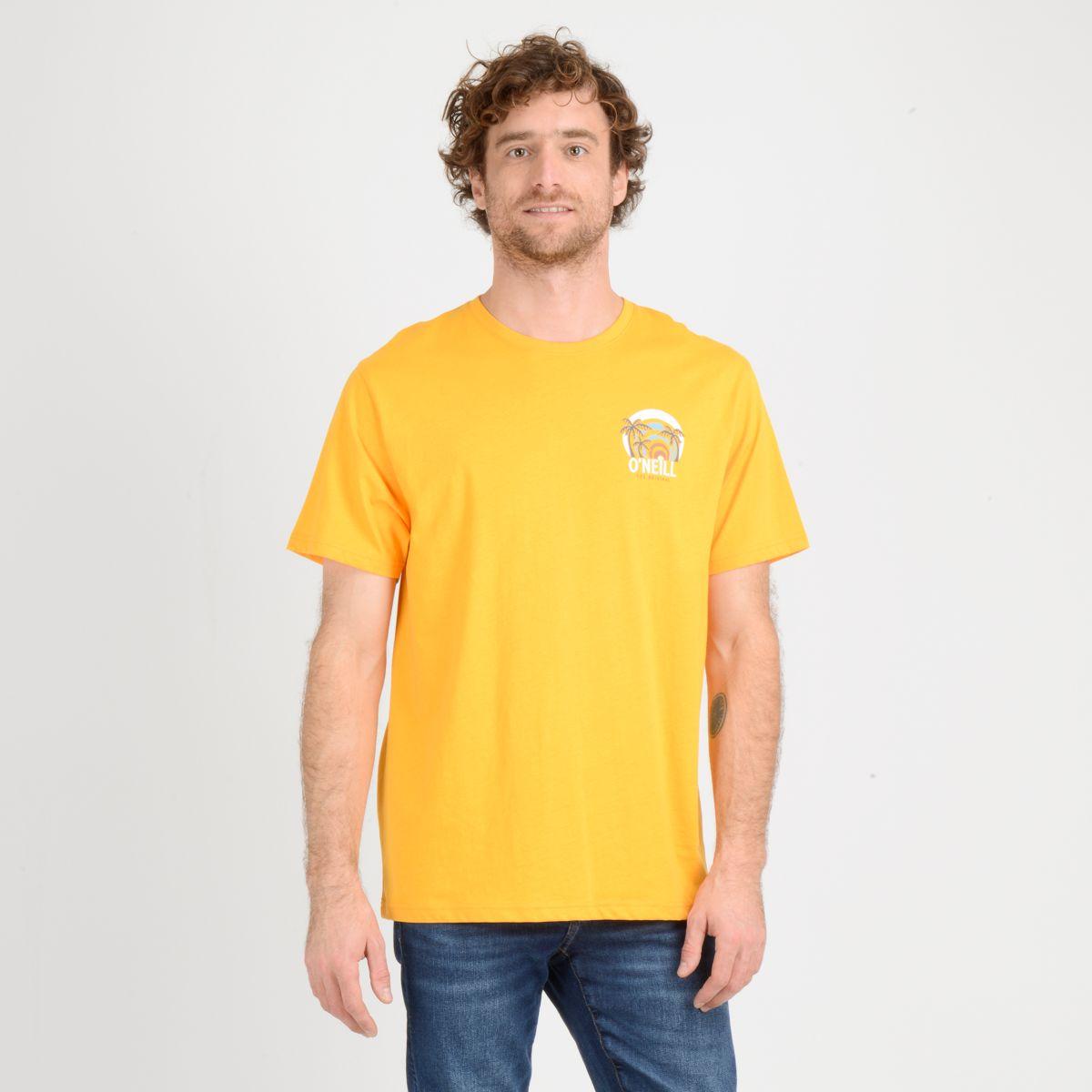 POLERA MANGA CORTA REPEATER  AMARILLO-0