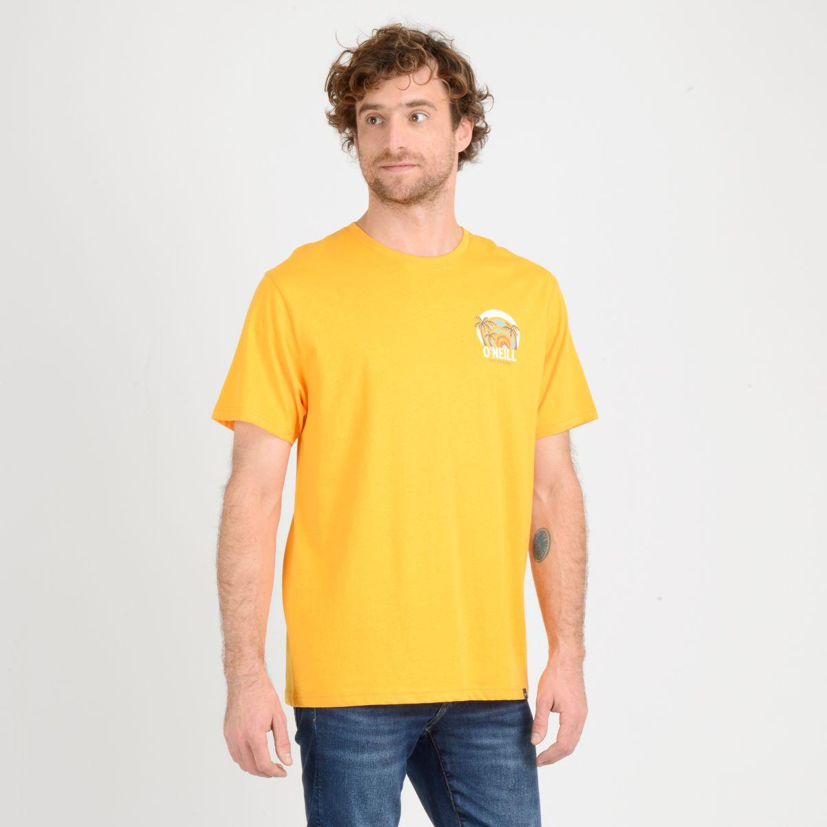 POLERA MANGA CORTA REPEATER  AMARILLO-3