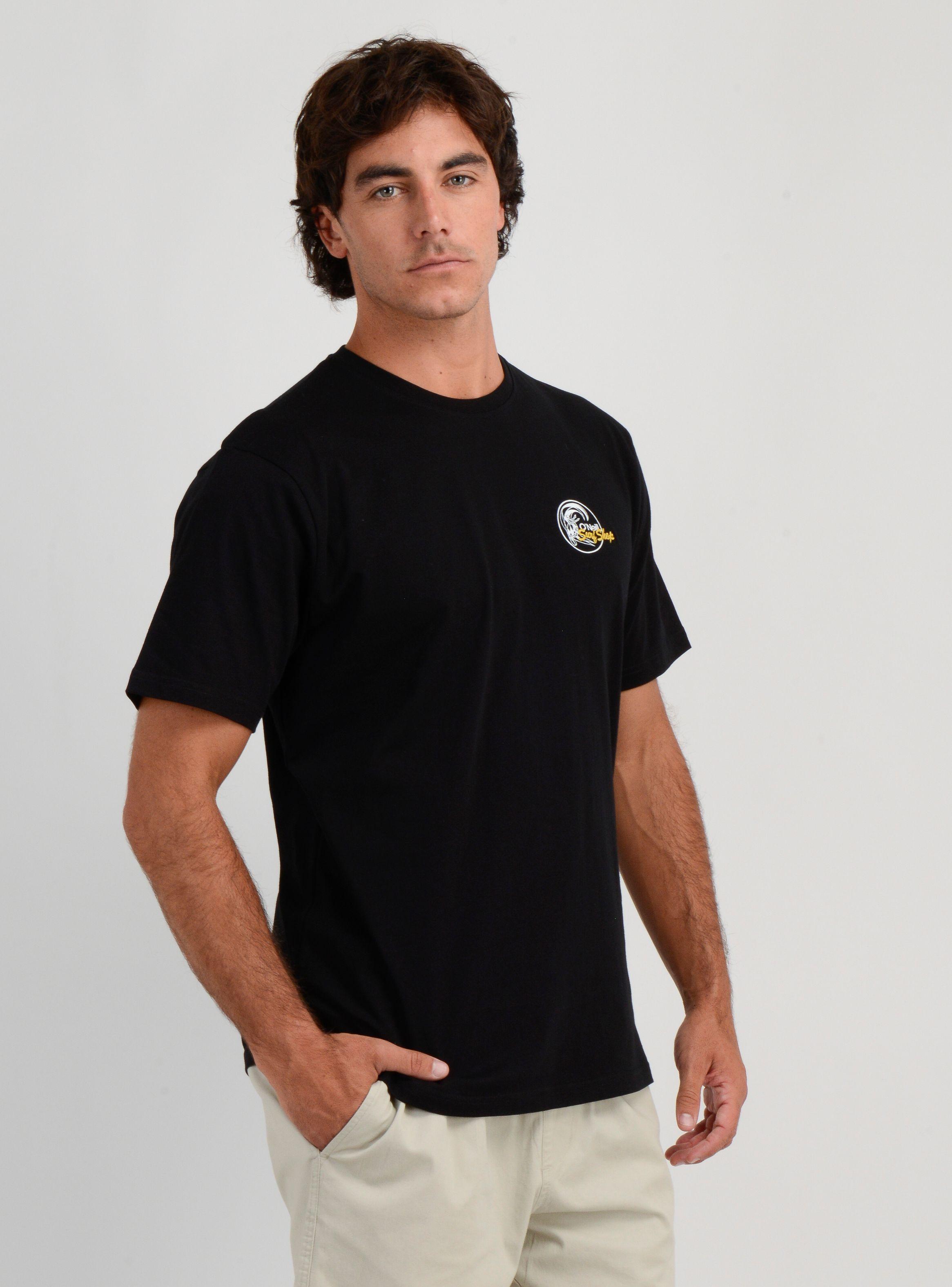 POLERA MANGA CORTA OG 7O'S  NEGRO-3