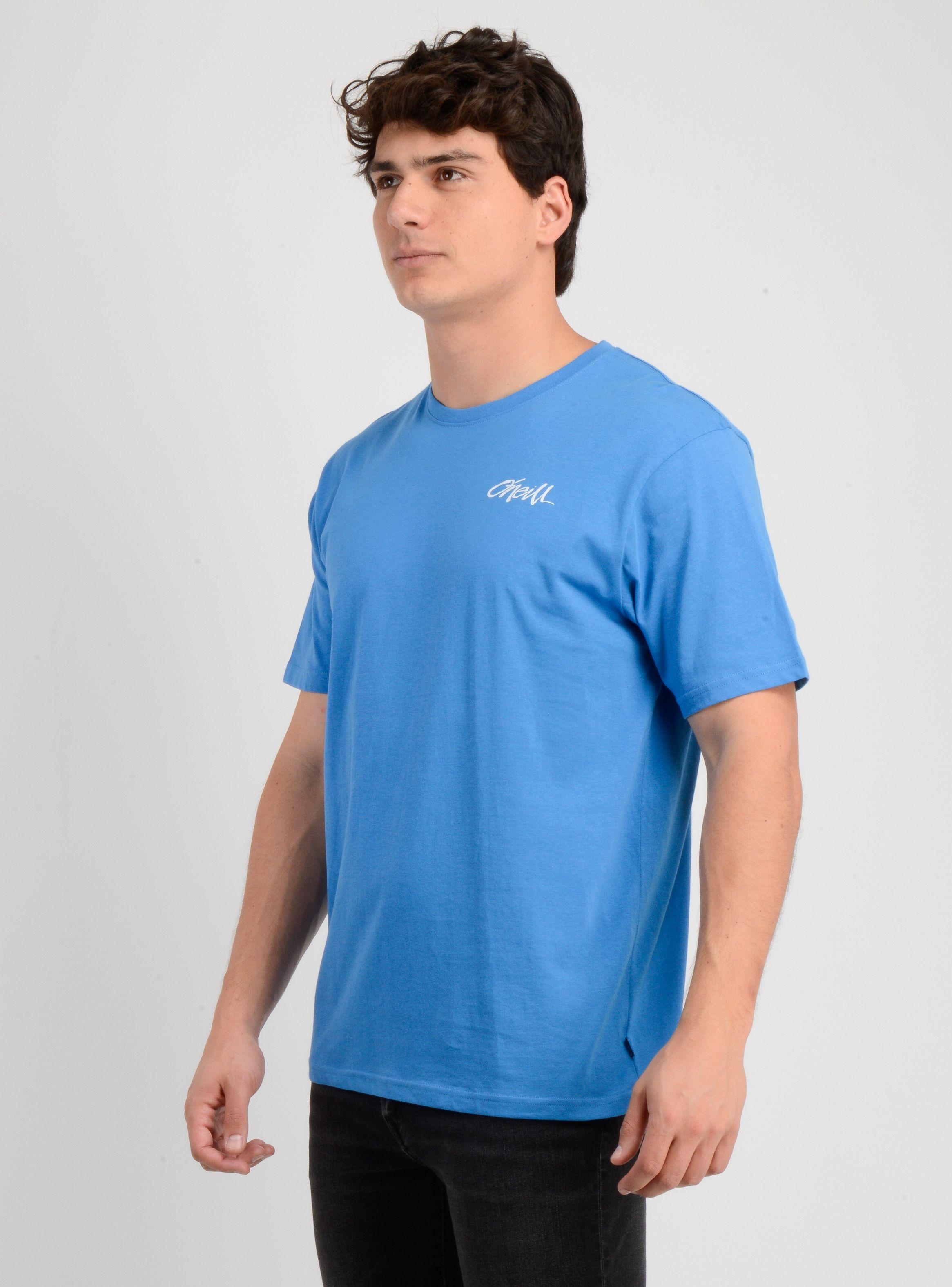 POLERA MANGA CORTA HOME GROWN AZUL-2