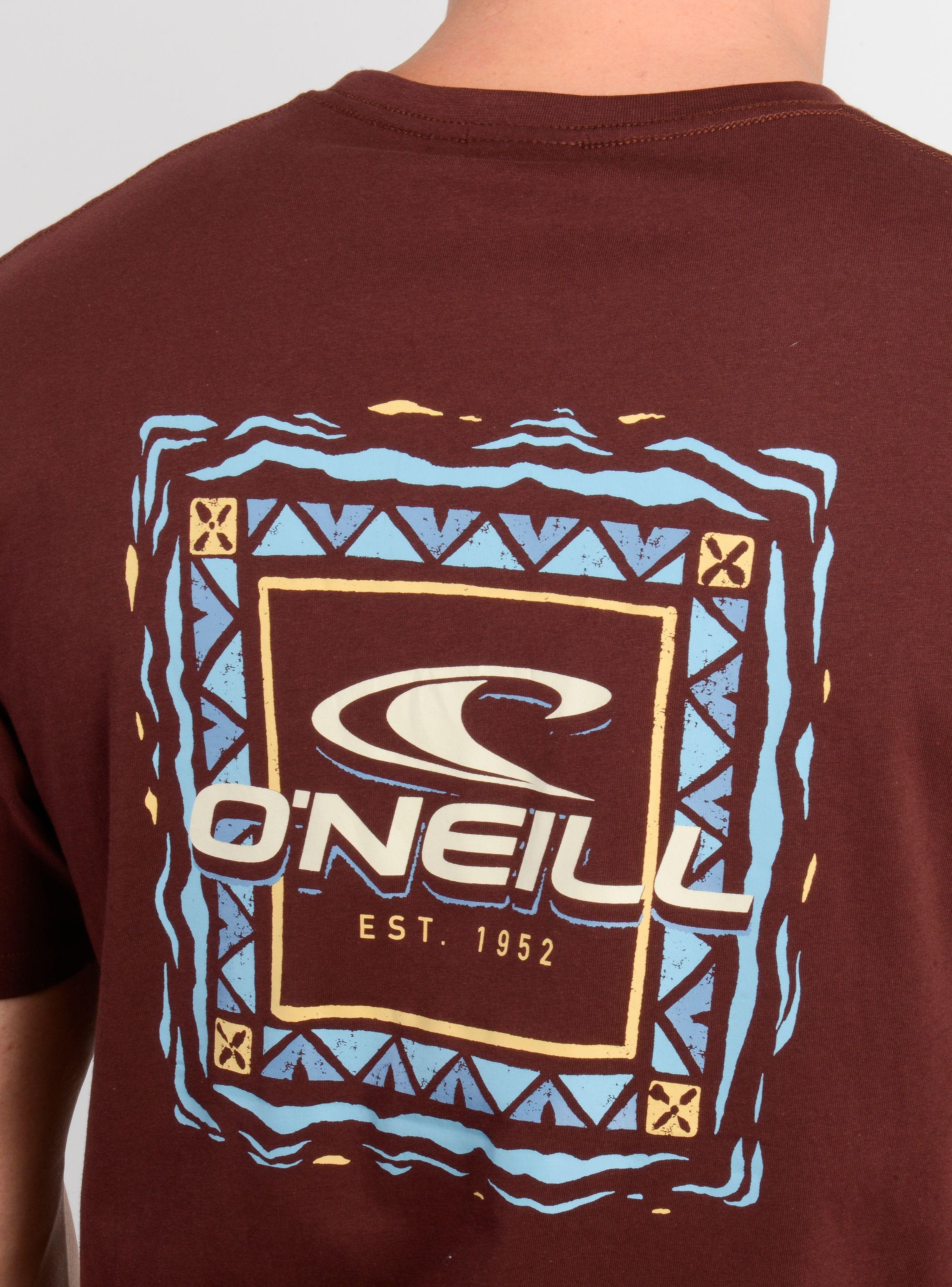 POLERA MANGA CORTA PATTERNS ROJO OSCURO-5