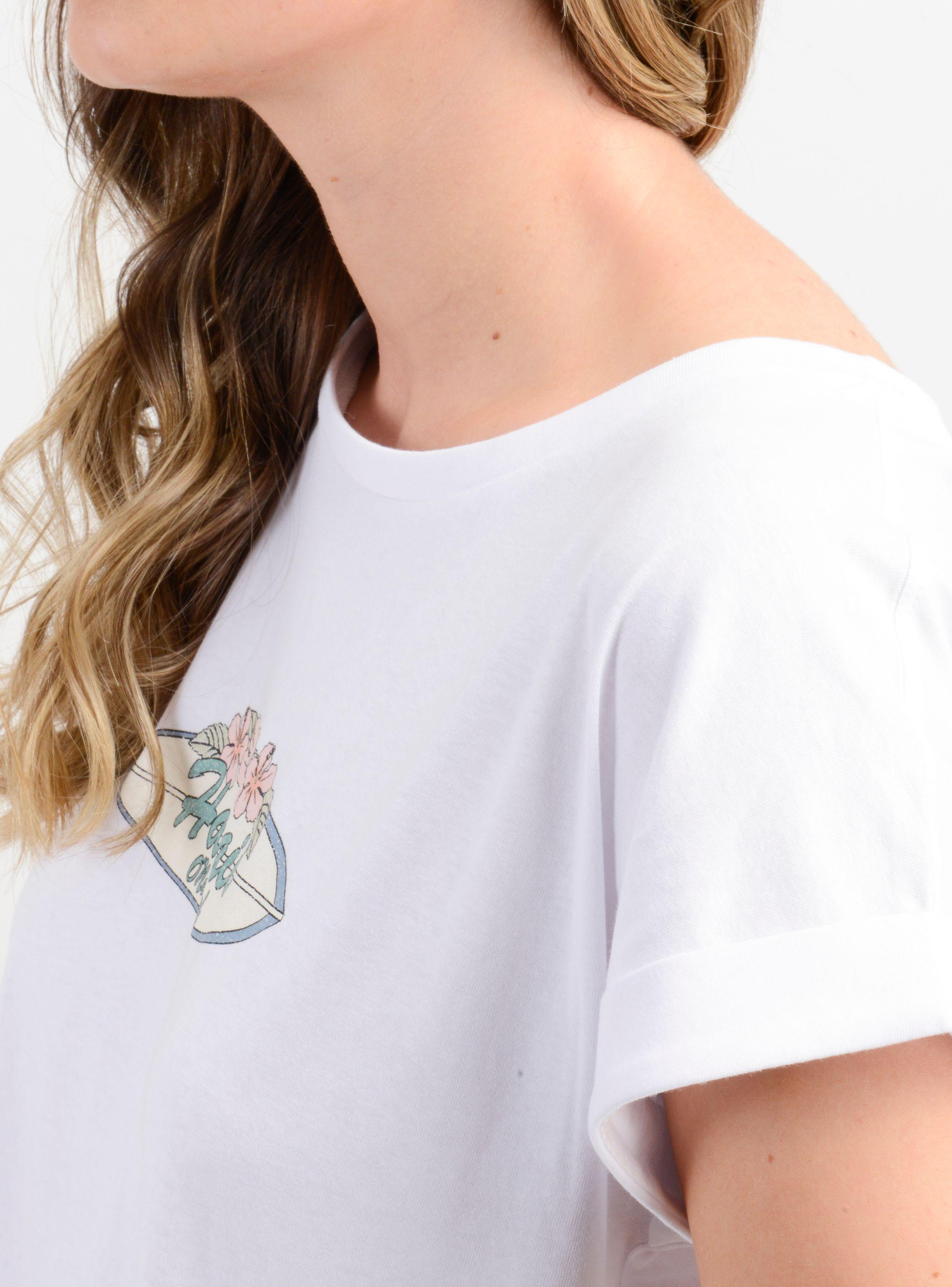 POLERA MANGA CORTA BEACHY BLOOM II BLANCO-5