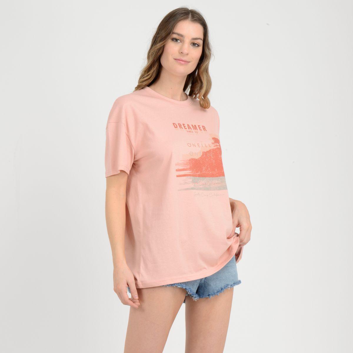 POLERA MANGA CORTA DREAMER  ROSADO OSCURO-1