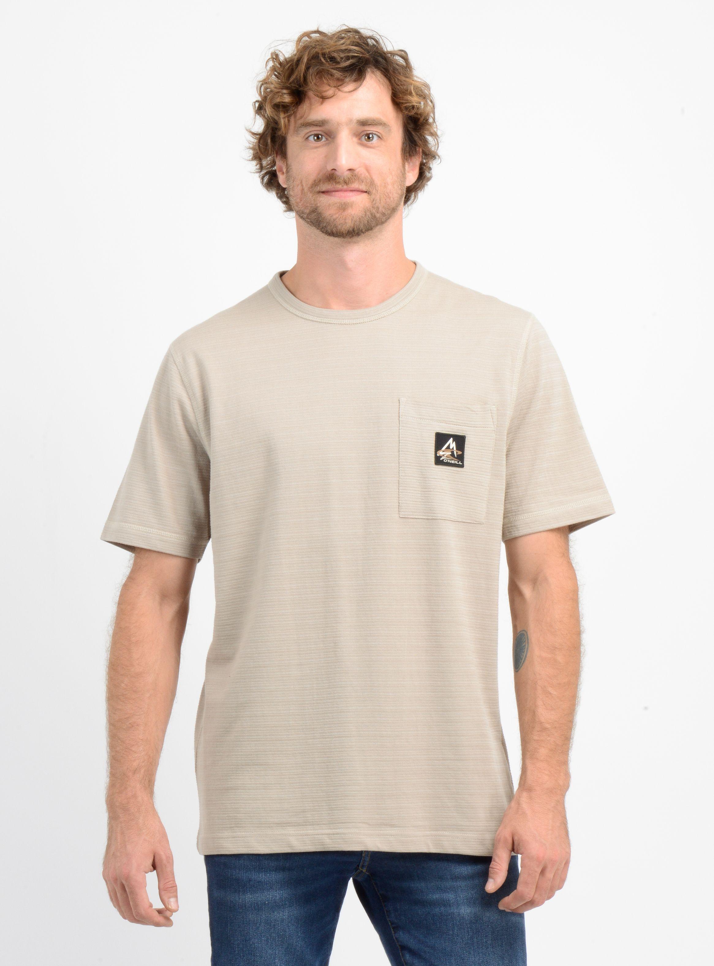 POLERA MANGA CORTA TORREY II BEIGE OSCURO-0